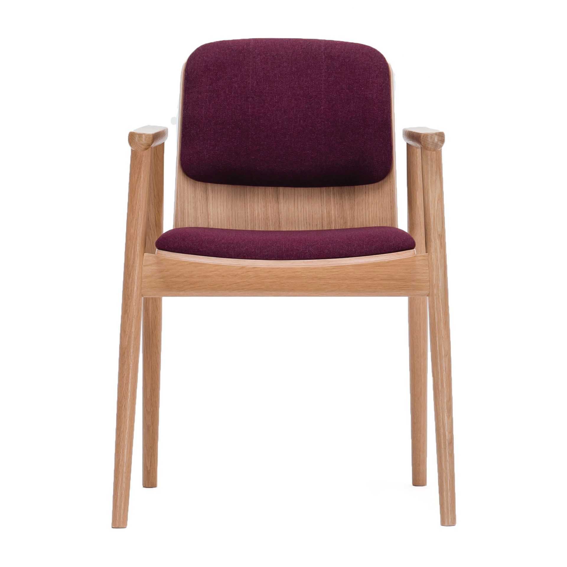Armchair in beech or oak B-4395 PROP