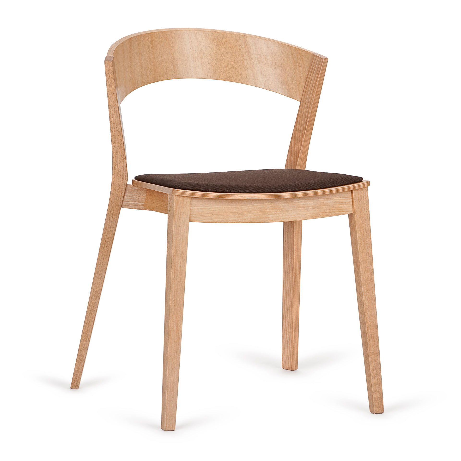 Wooden chair with solid or upholstered seat A-4800 Archer