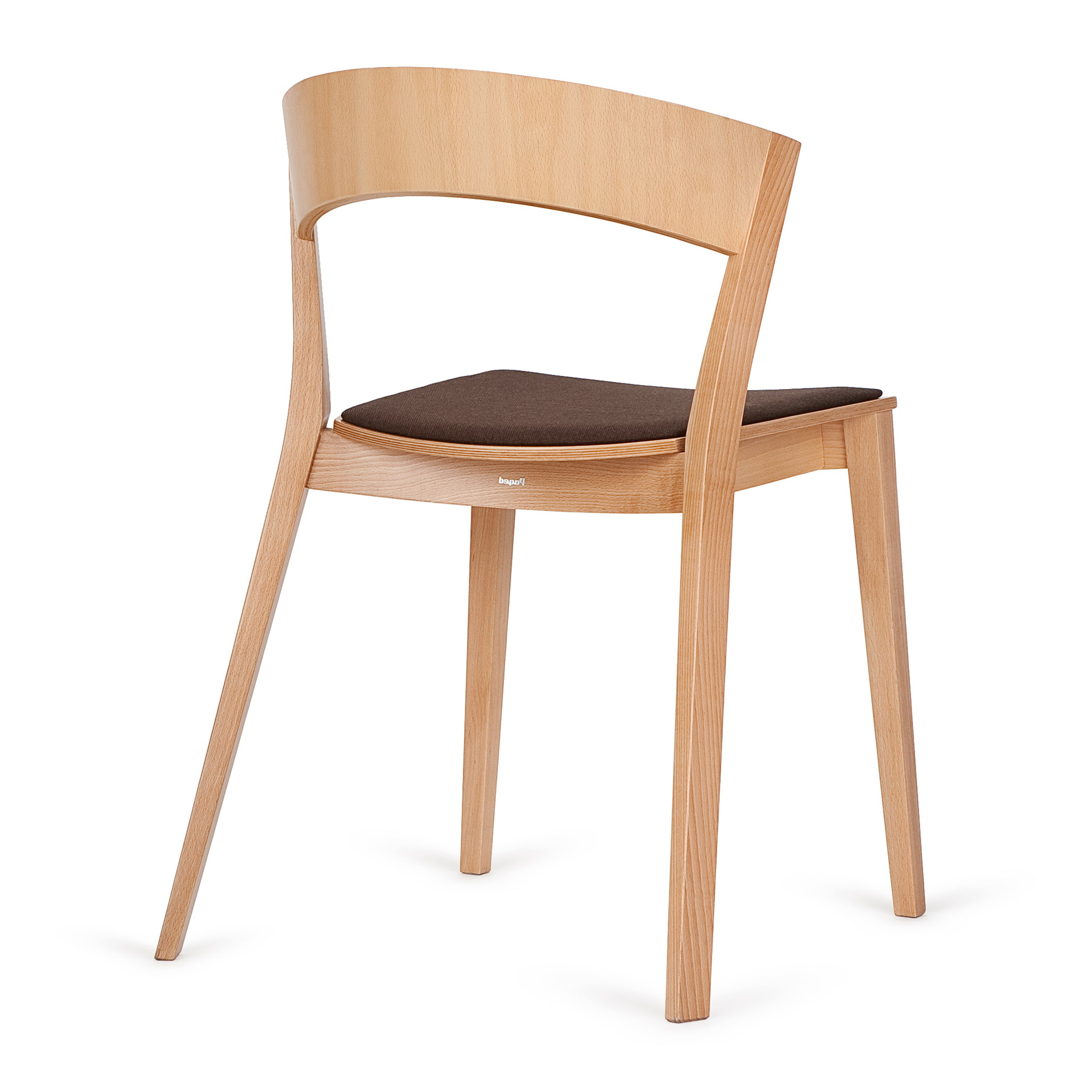Wooden chair with solid or upholstered seat A-4800 Archer