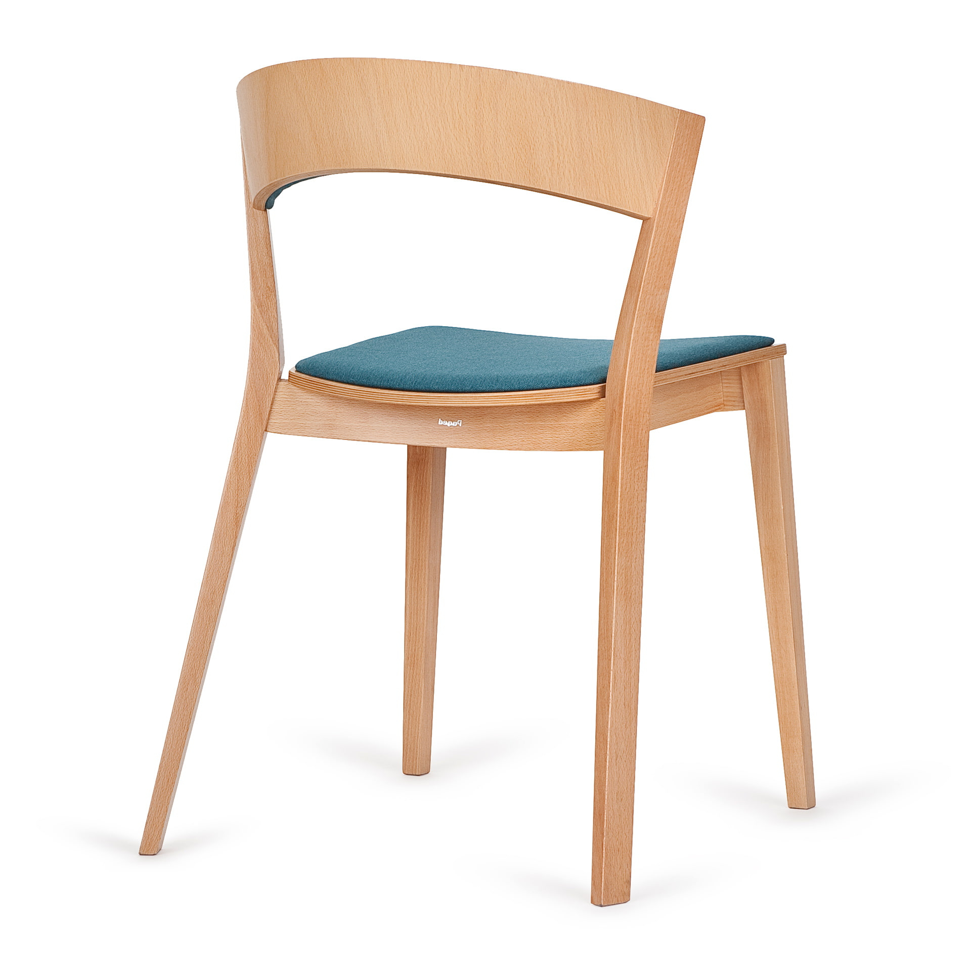 Wooden chair with upholstered seat and back A-4802 Archer
