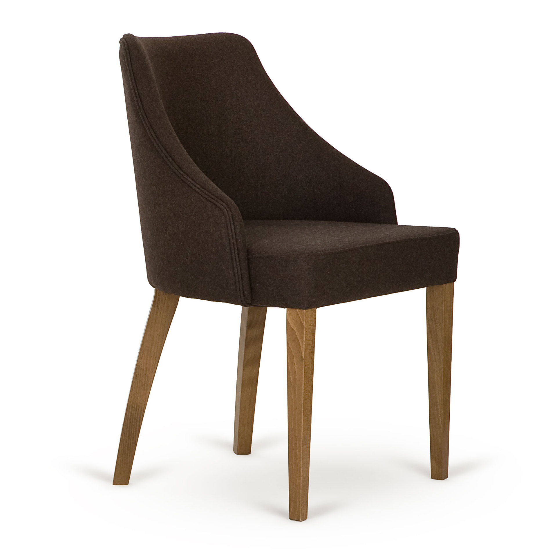 Upholstered wooden chair