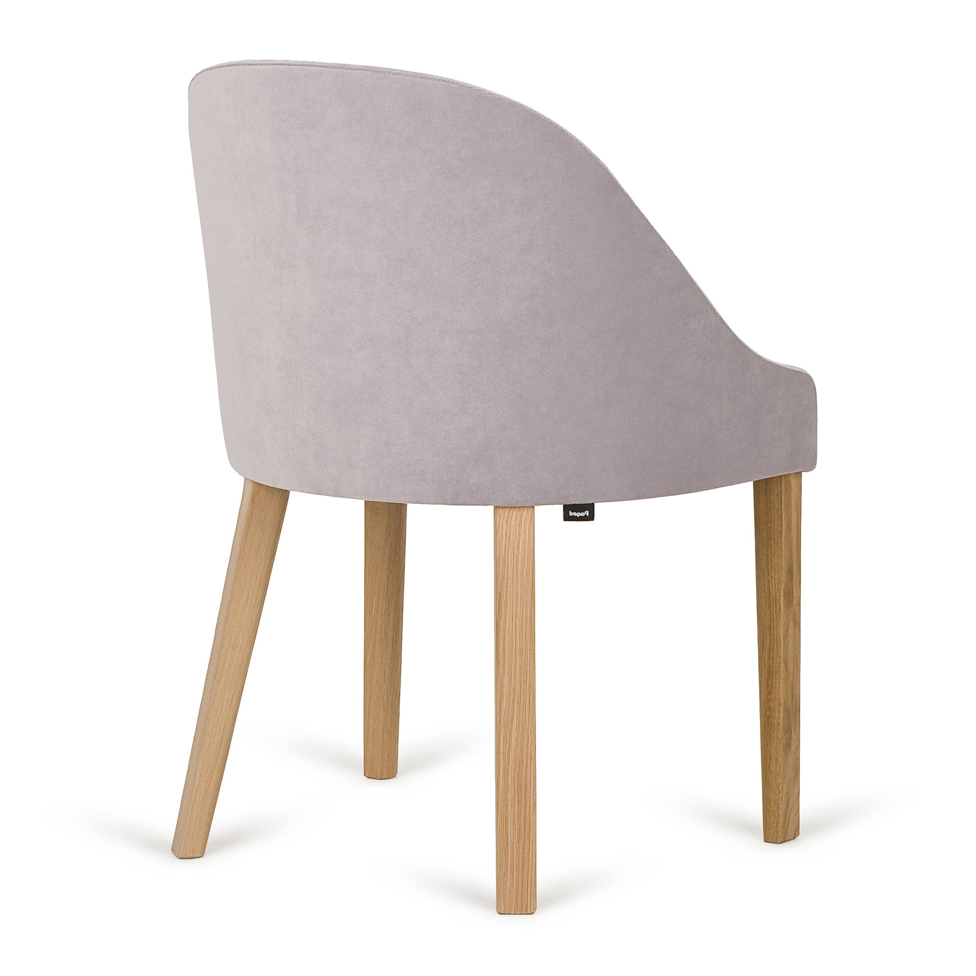 Fully upholstered wooden chair B-5005