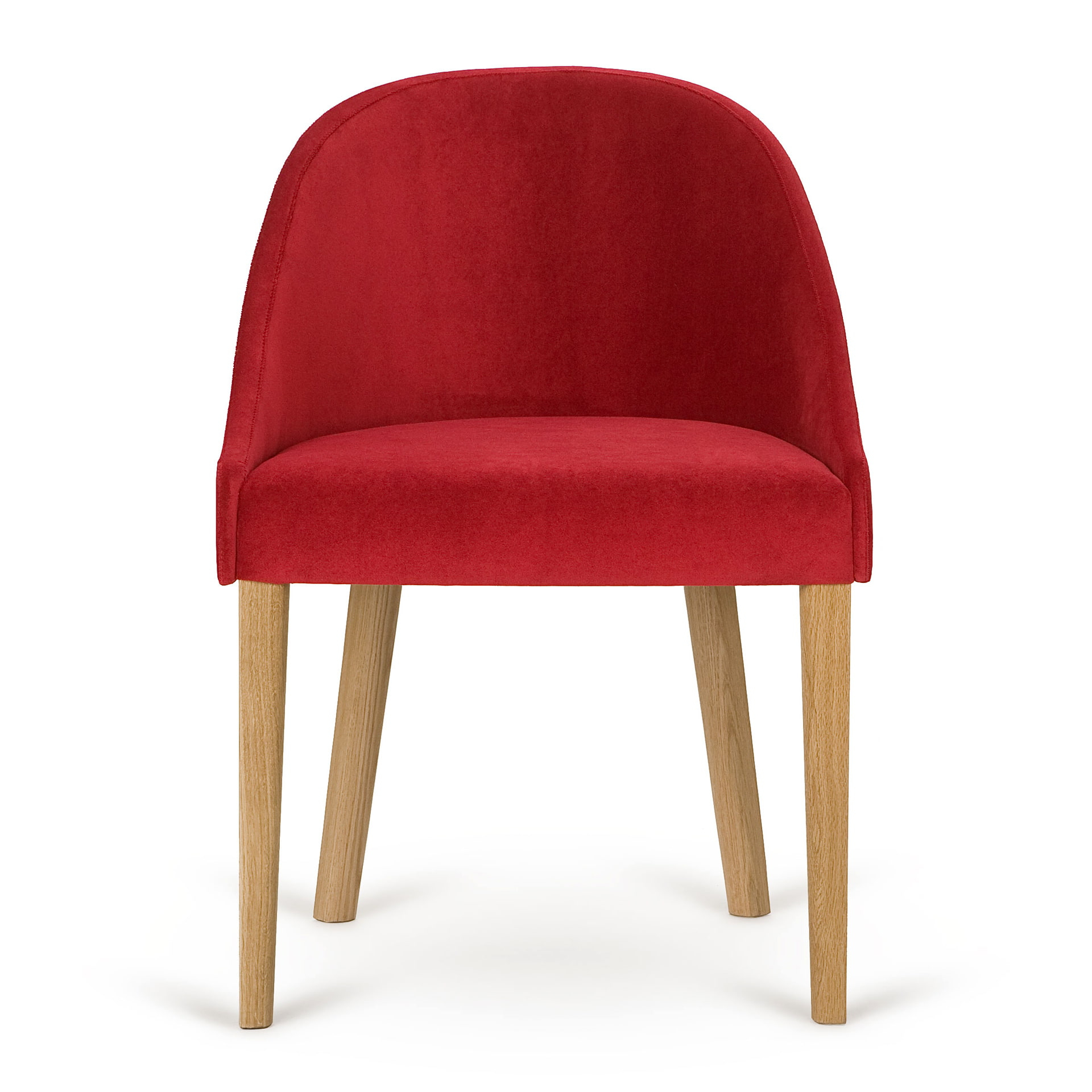 Fully upholstered wooden chair B-5005