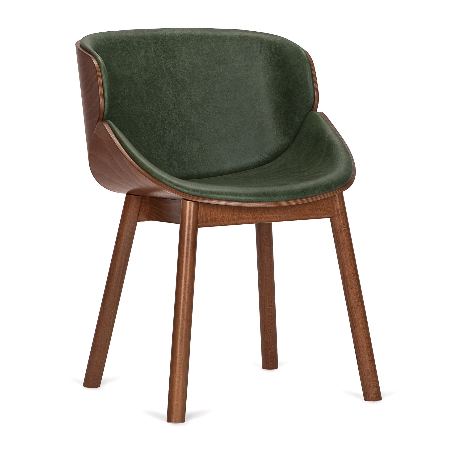 Wooden upholstered wooden chair B-Aria WW