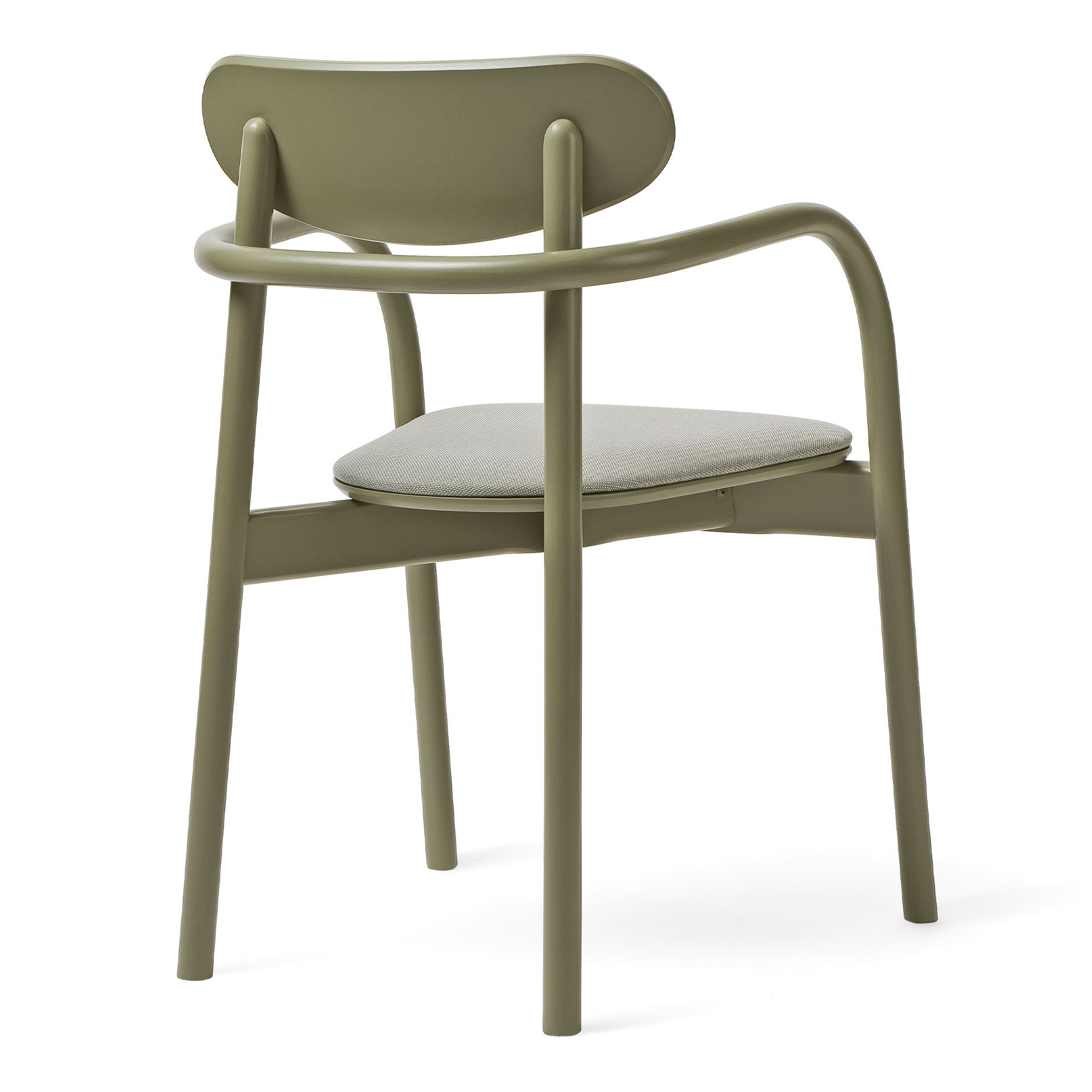 Wooden armchair with solid or upholstered seat B-2960 La Benda