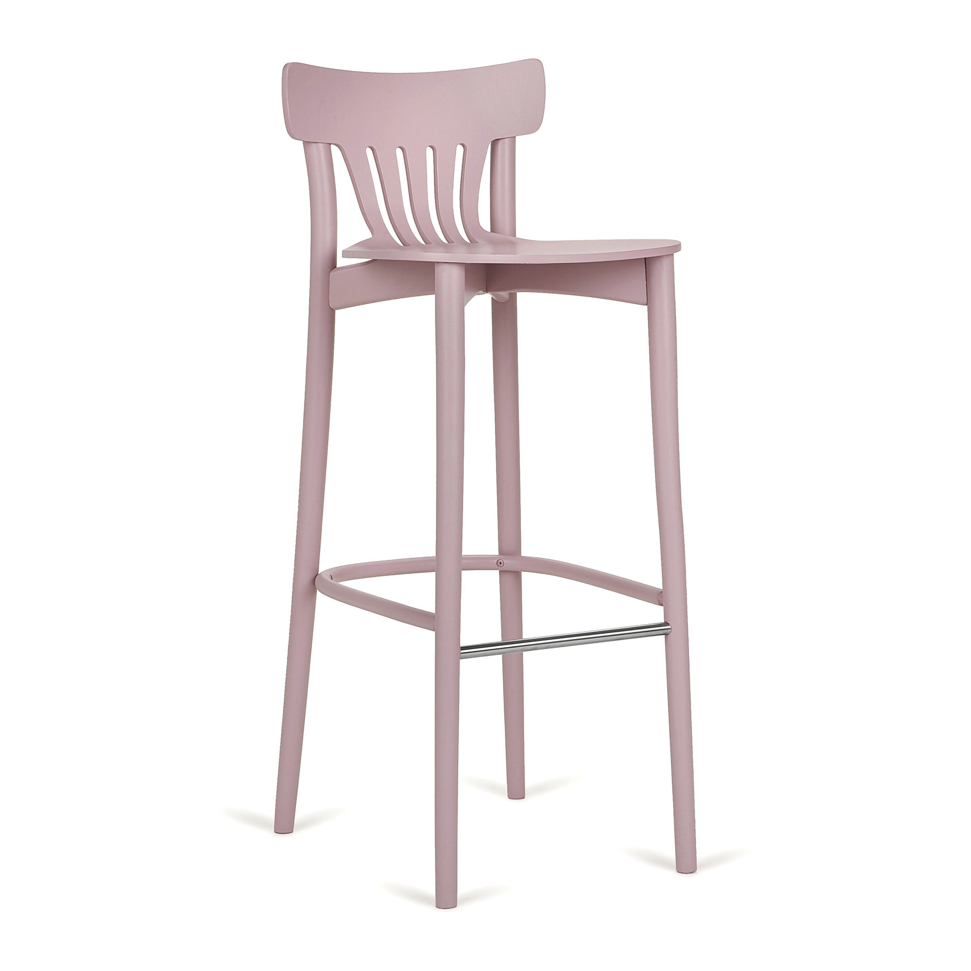 Taburete alto de madera