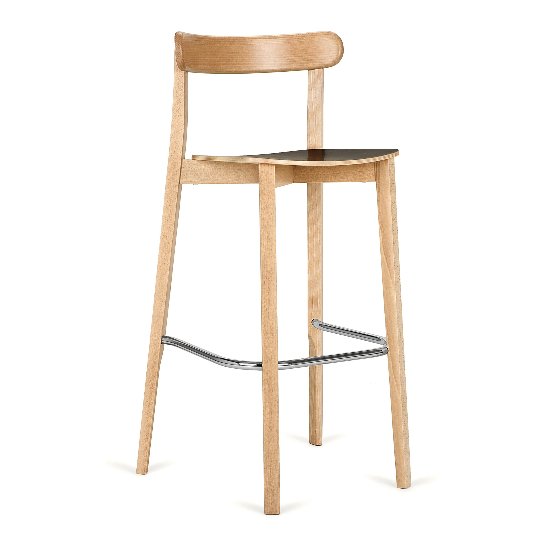 Stackable bar stool in beech H-4420 Icho