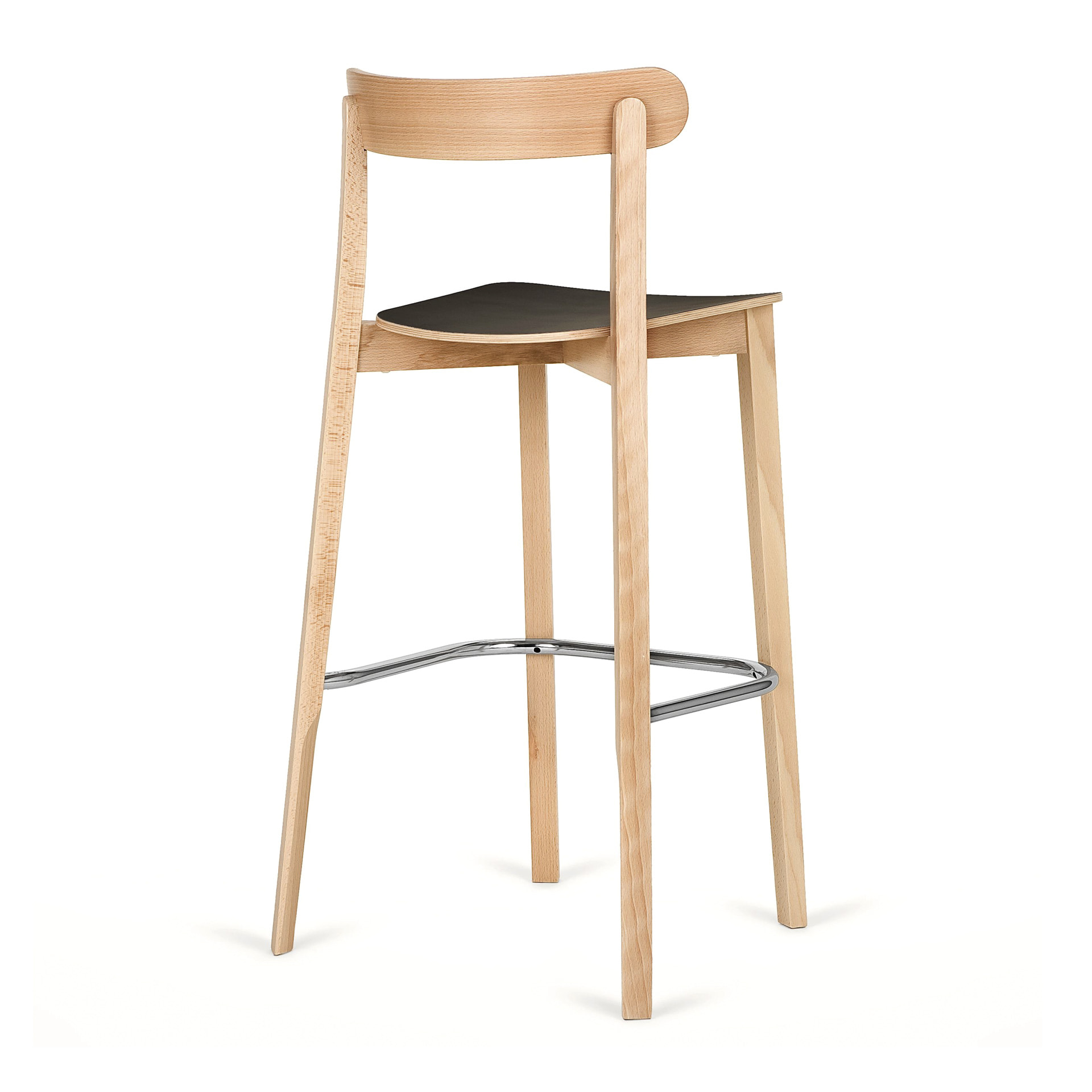 Stackable bar stool in beech H-4420 Icho