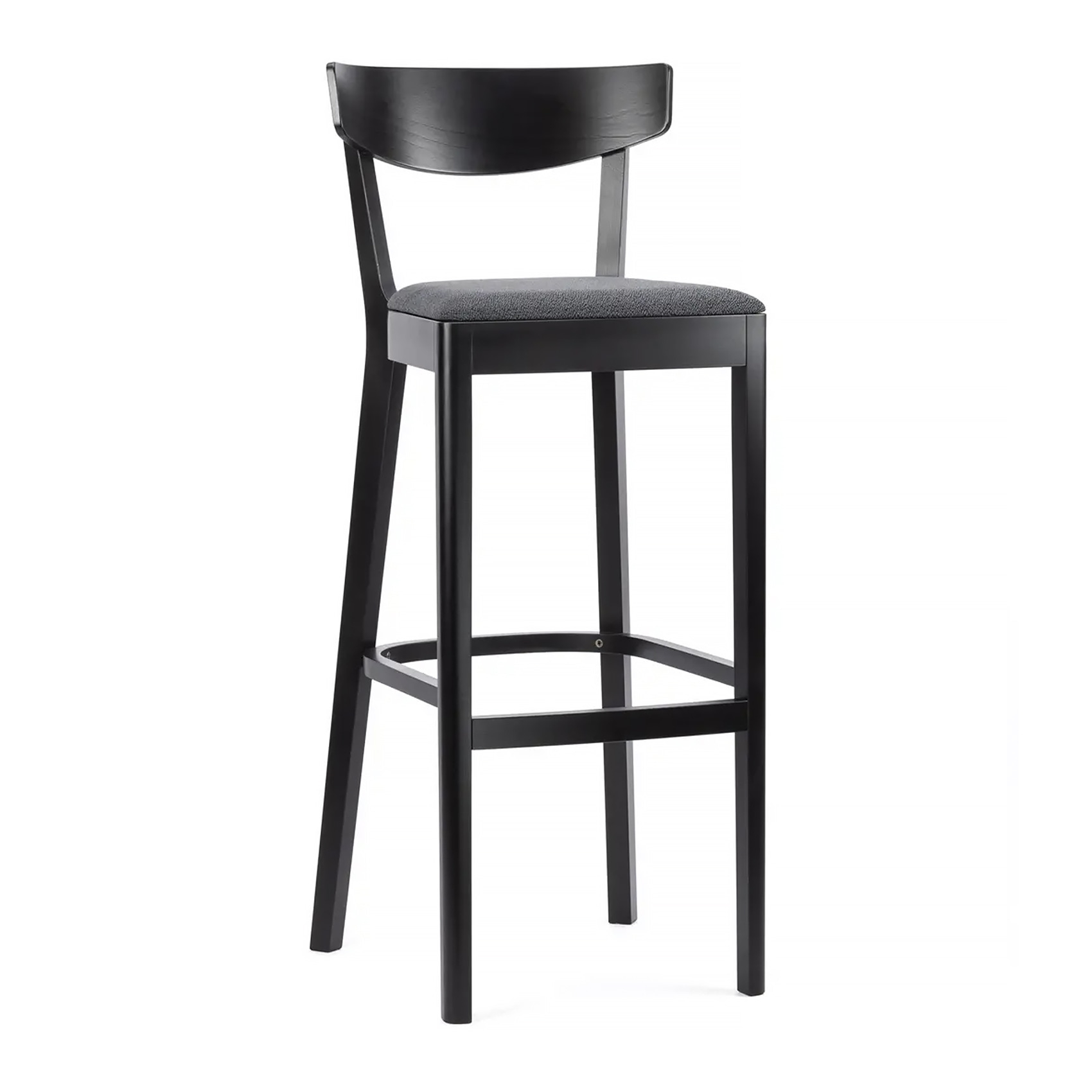 Wooden high stool