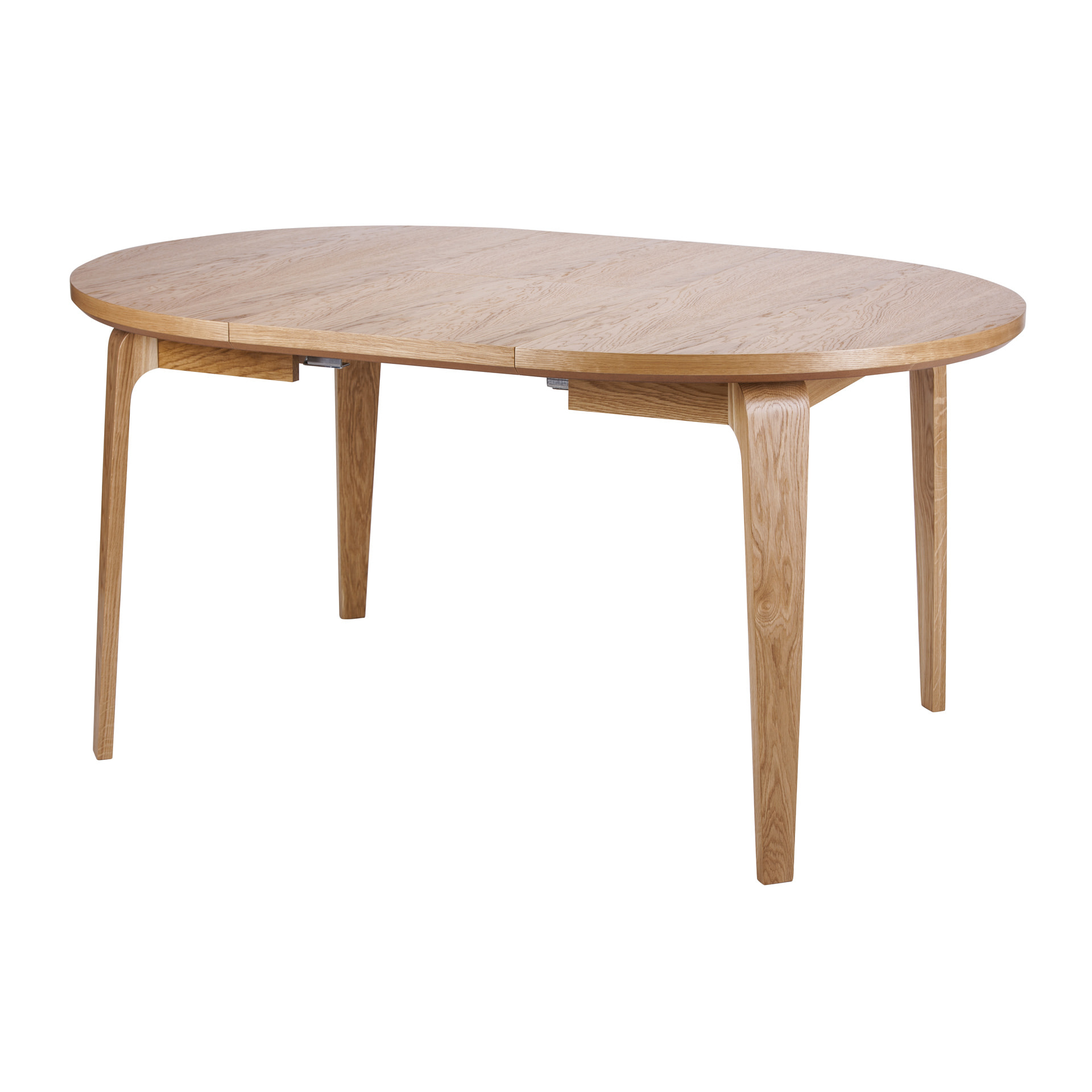 Oak extendable dining table with a round Ø 43.3" (110 cm) top Argo 110