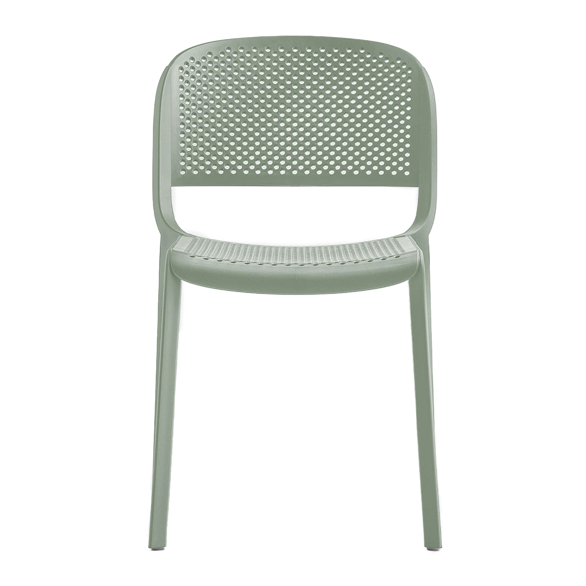 Silla apilable de plástico perforado A-Dome 261