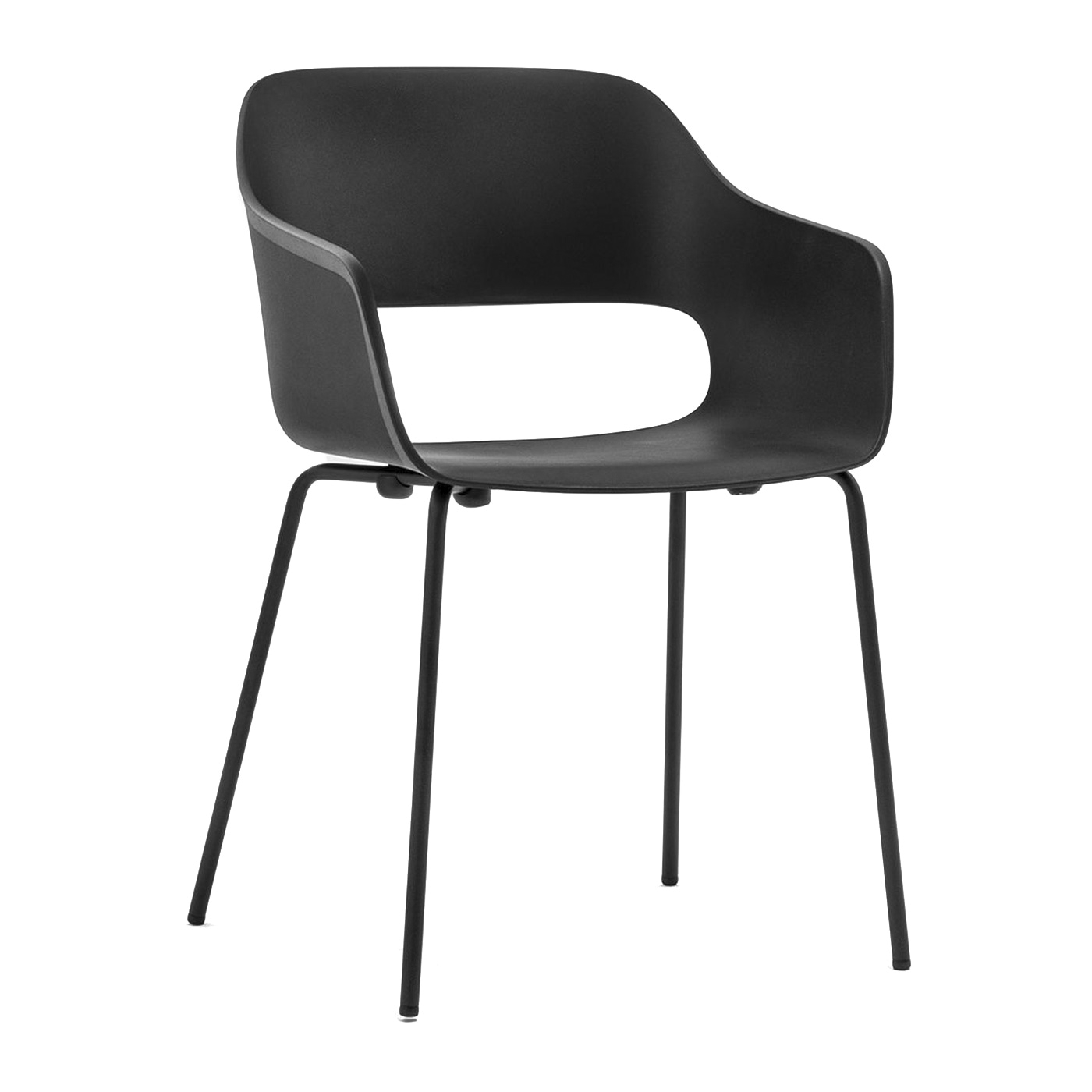 Polypropylene stackable chair with steel legs B-2735 Babila