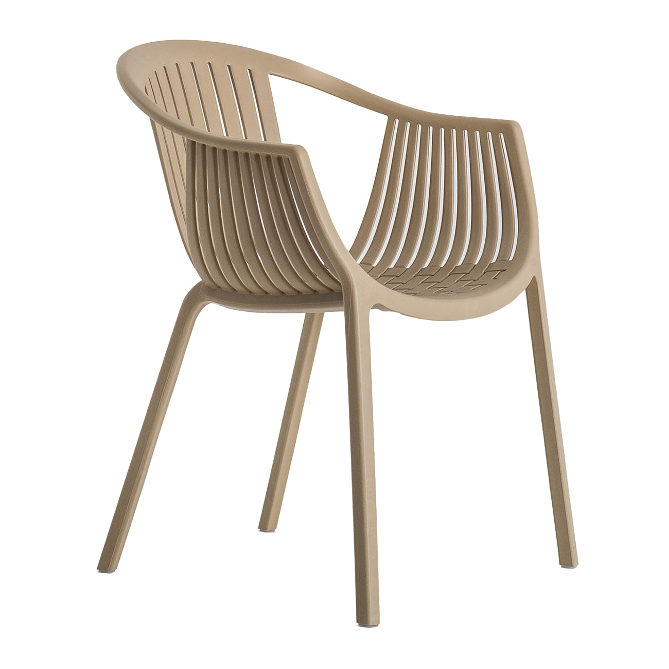 Polypropylene chair with armrests B-306 Tatami