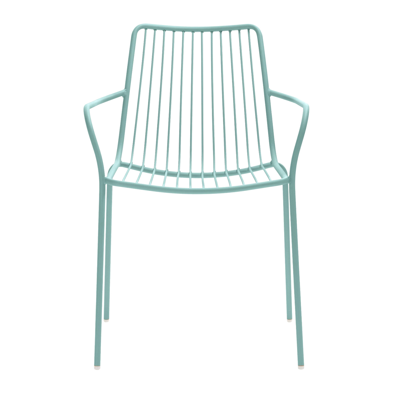 Metal stackable chair with armrests B-3656 Nolita