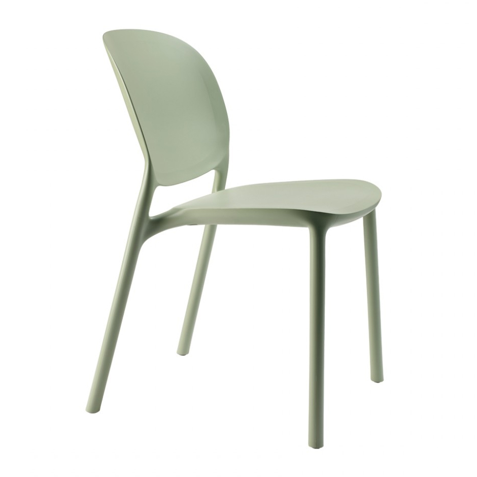 Stackable chair made of technopolymer A-2380 HUG