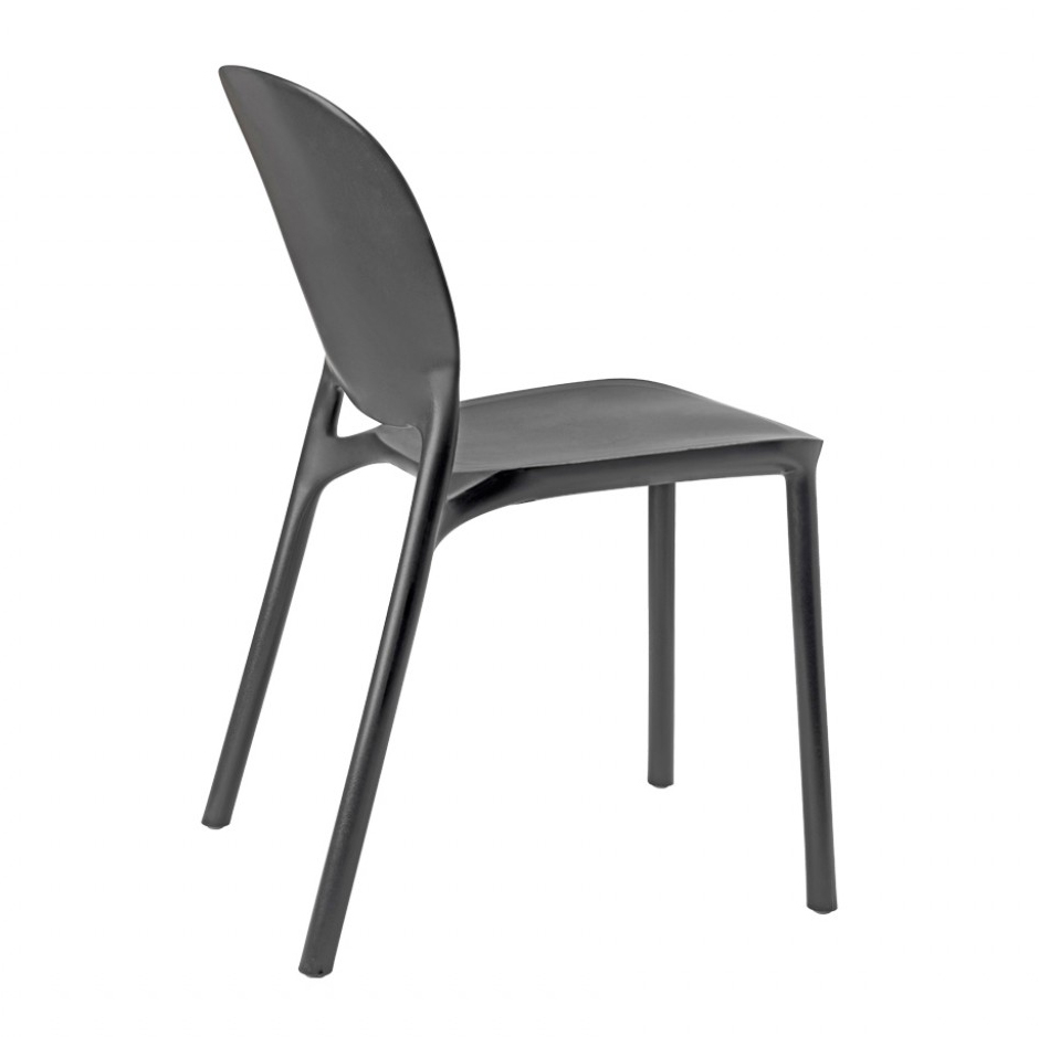 Stackable chair made of technopolymer A-2380 HUG