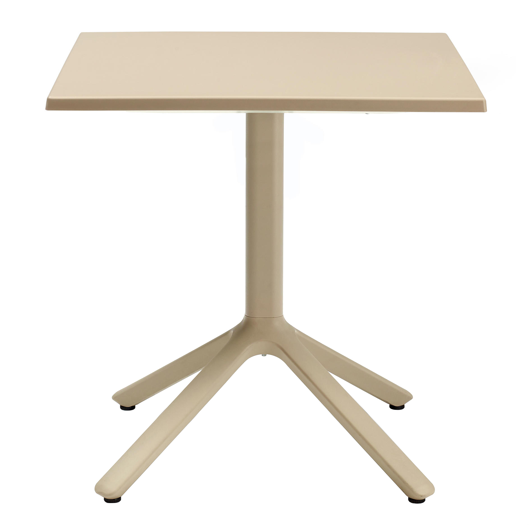 Square 27" garden table with smooth top