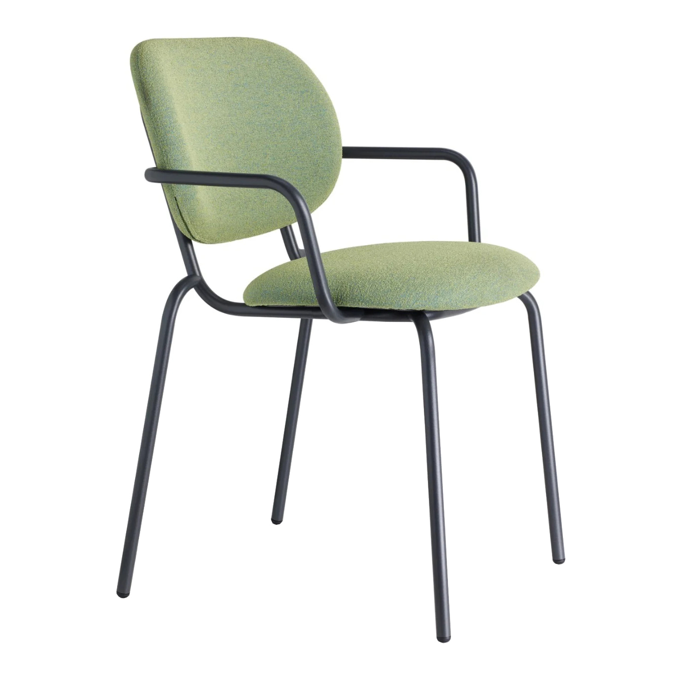 Upholstered metal armchair B-2518 Si-Si Bold