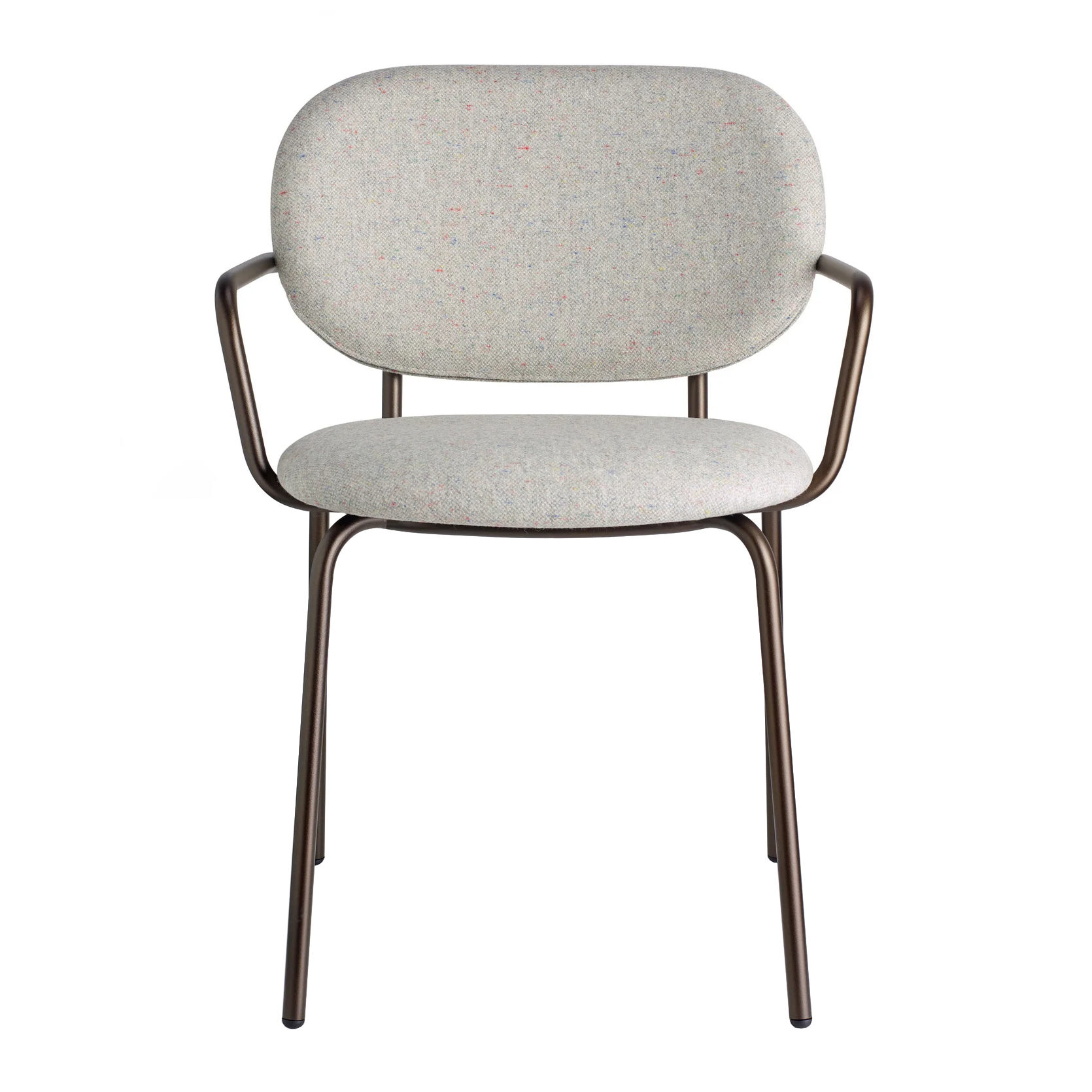 Upholstered metal armchair B-2518 Si-Si Bold
