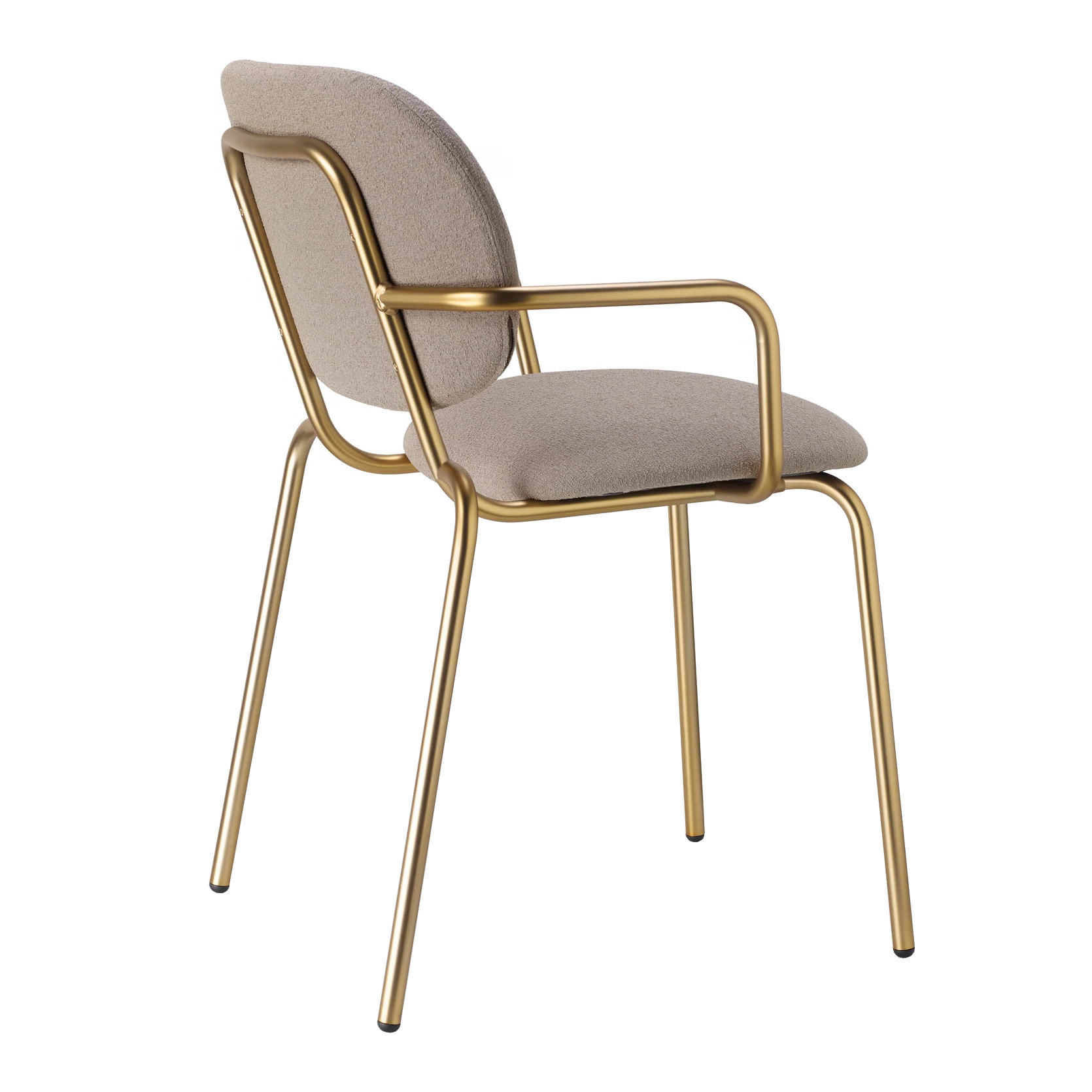 Upholstered metal armchair B-2518 Si-Si Bold