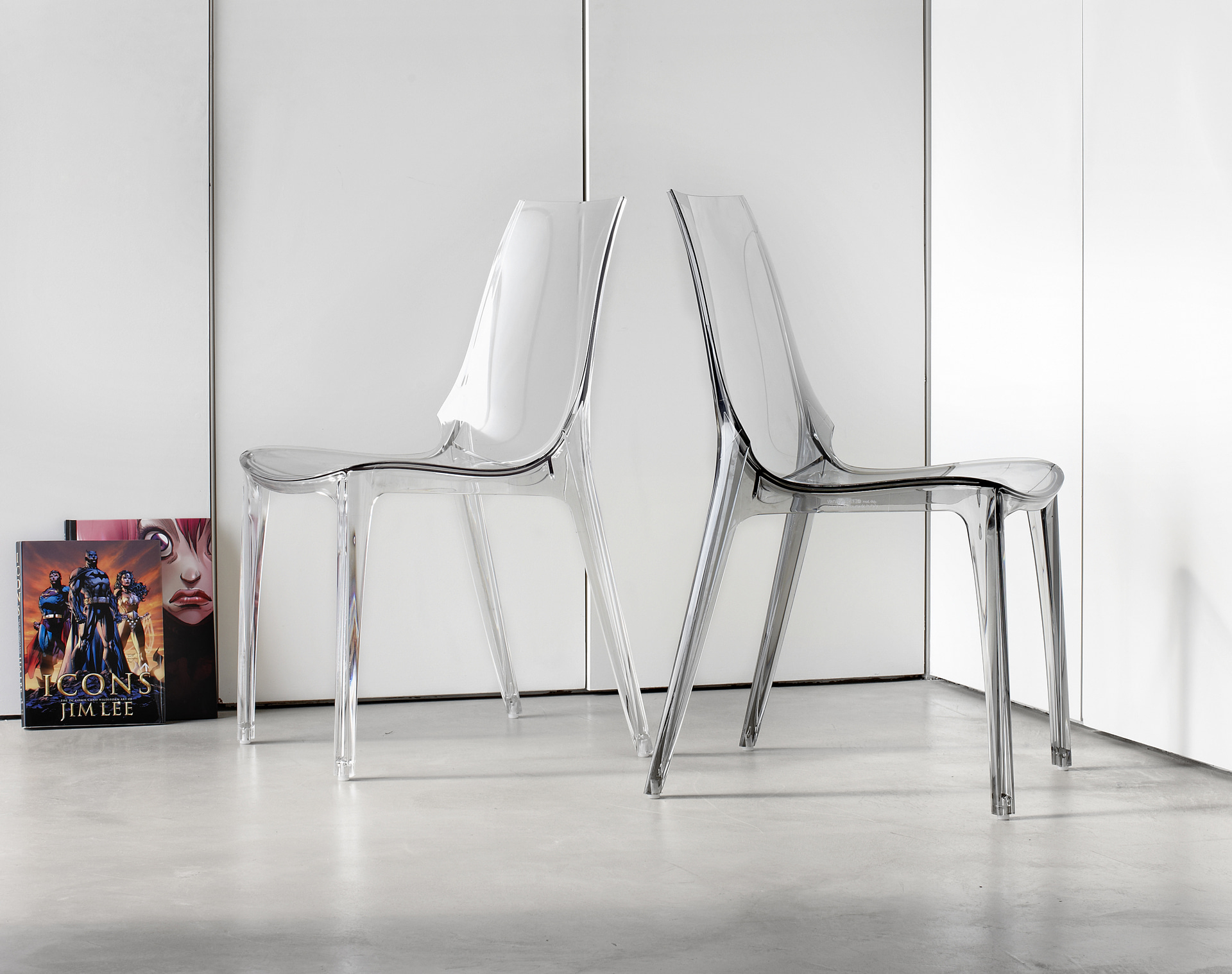 Transparent polycarbonate chair A-2652 Vanity