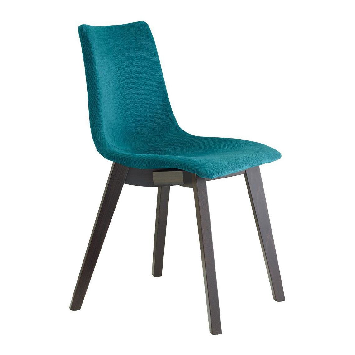 Upholstered chair with wooden frame A-2806 Natural Zebra Pop