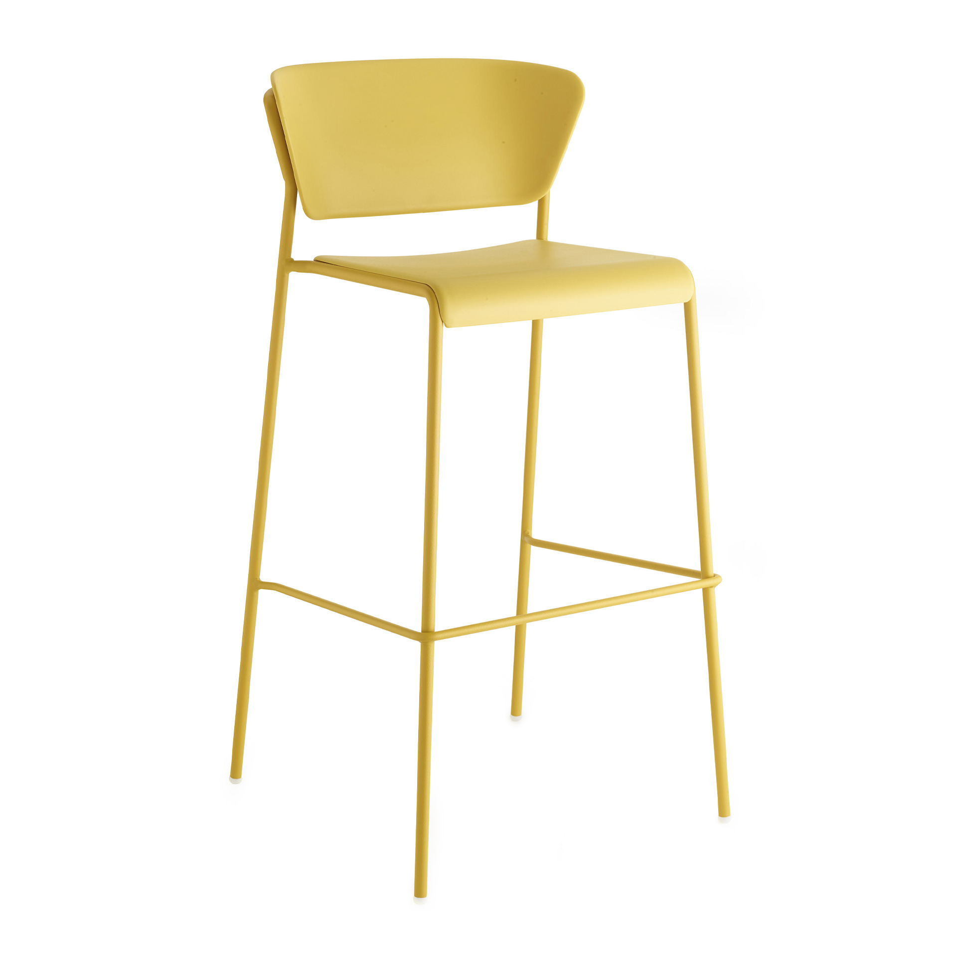 Technopolymer bar stool with steel frame H-2867 Lisa