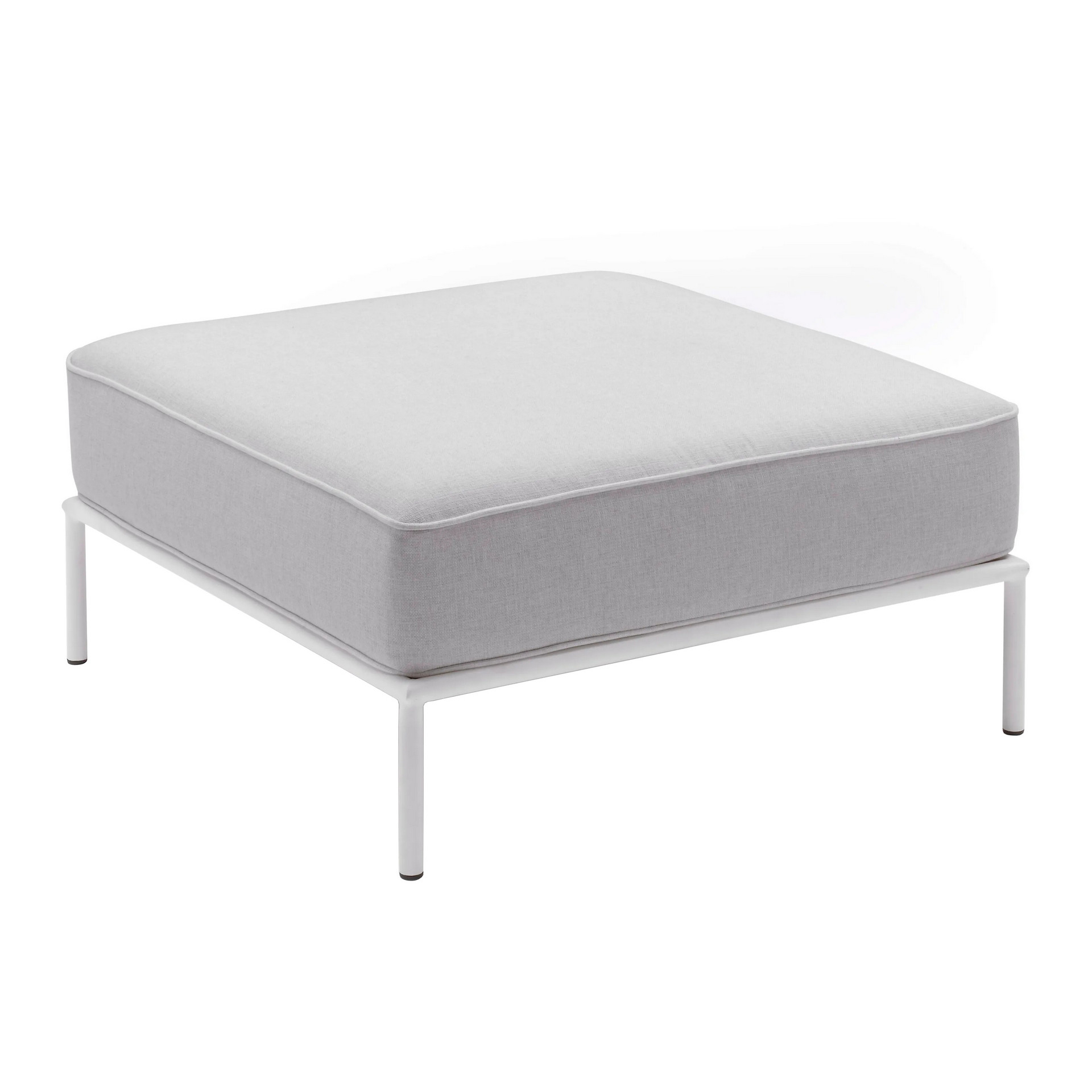 Modular steel and fabric pouf FLAP