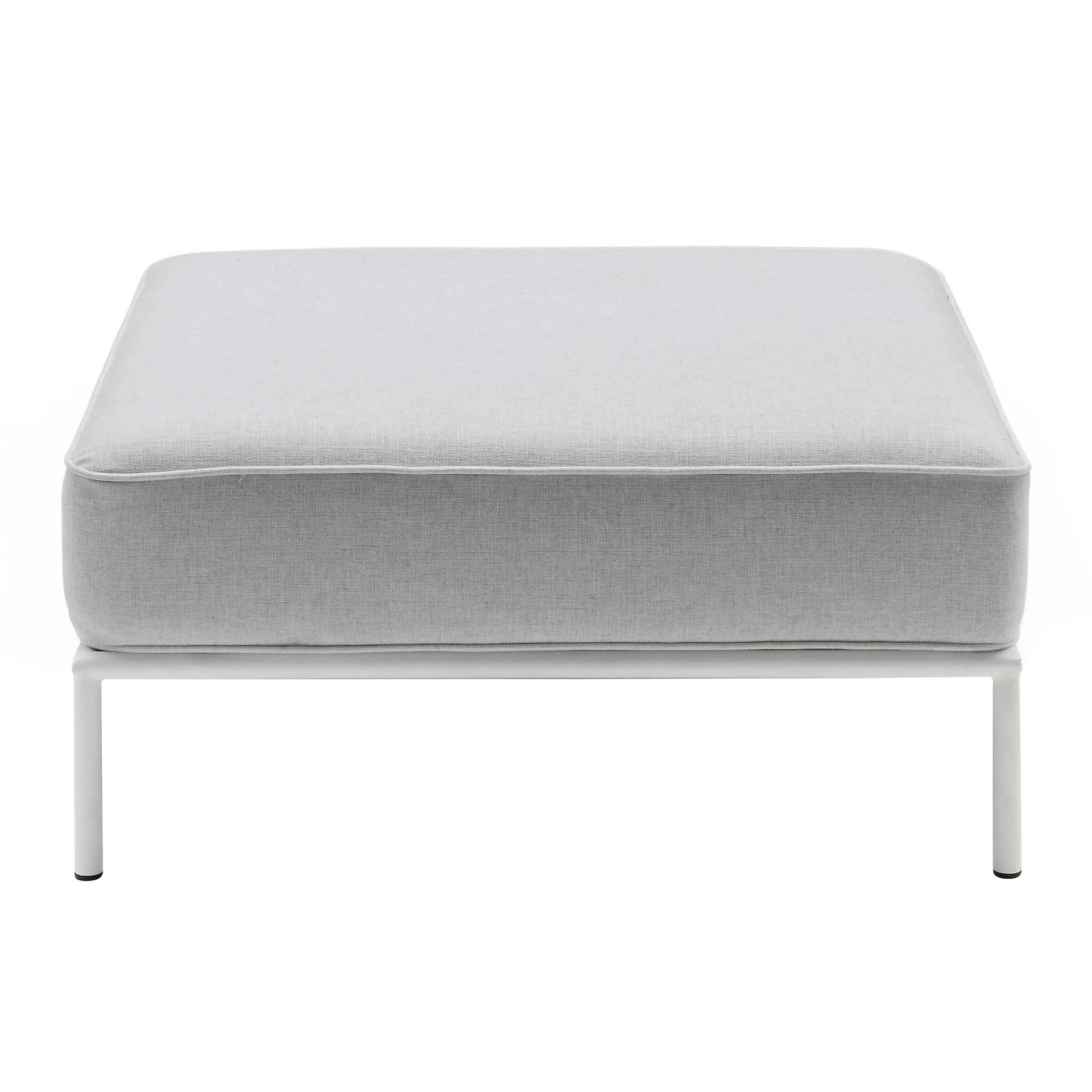 Modular steel and fabric pouf FLAP