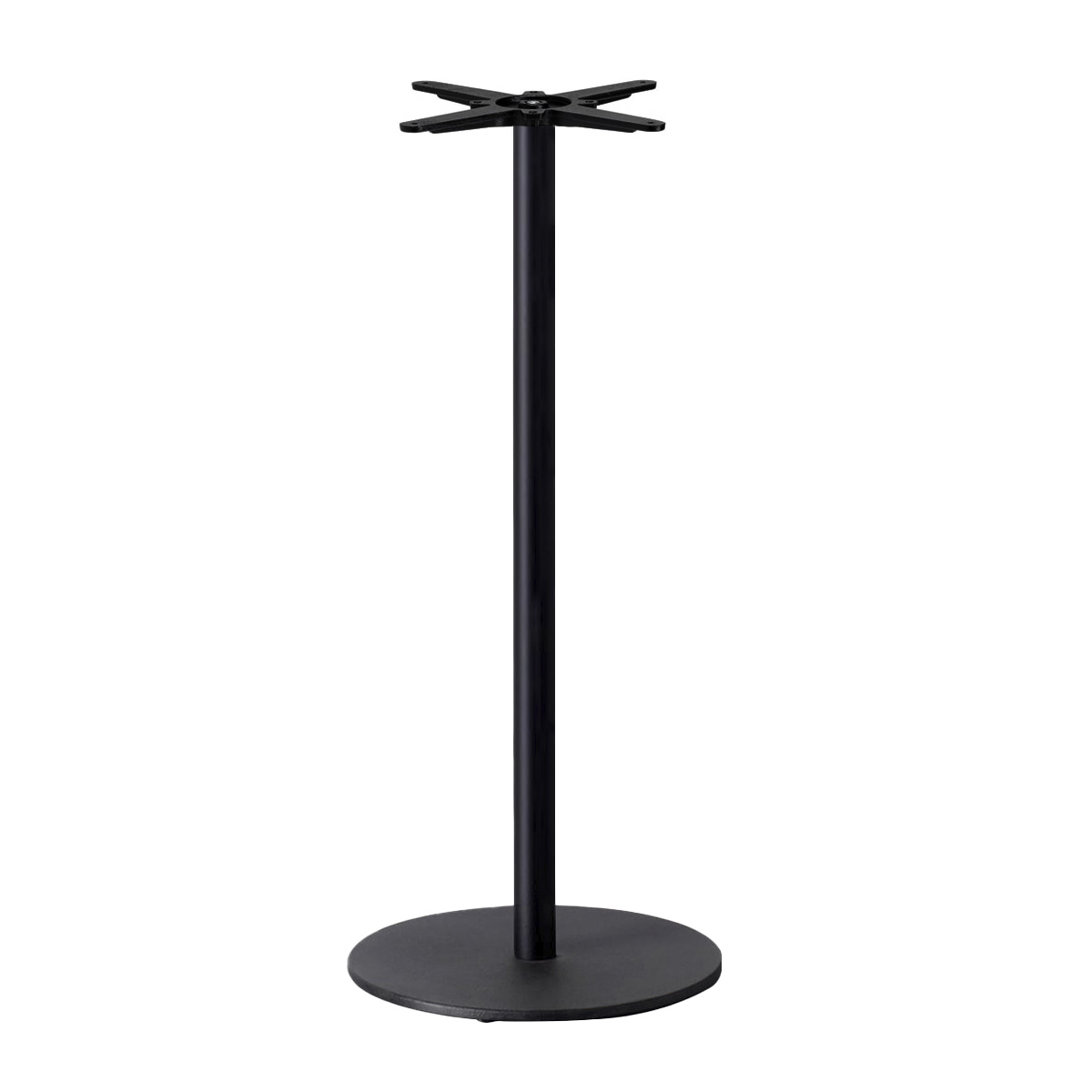 High steel round bar table base
