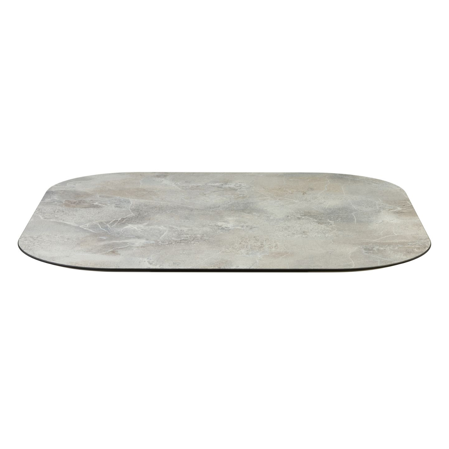 High-pressure laminate square table top with bevelled corners Compact 5563