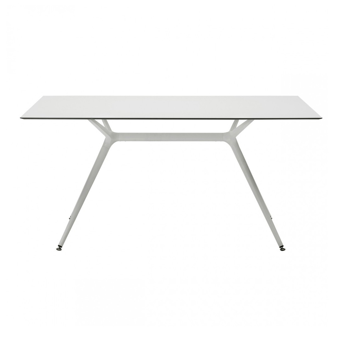 Base de mesa para exteriores con patas de acero y soporte de escuadras de aluminio Metropolis 7014 002