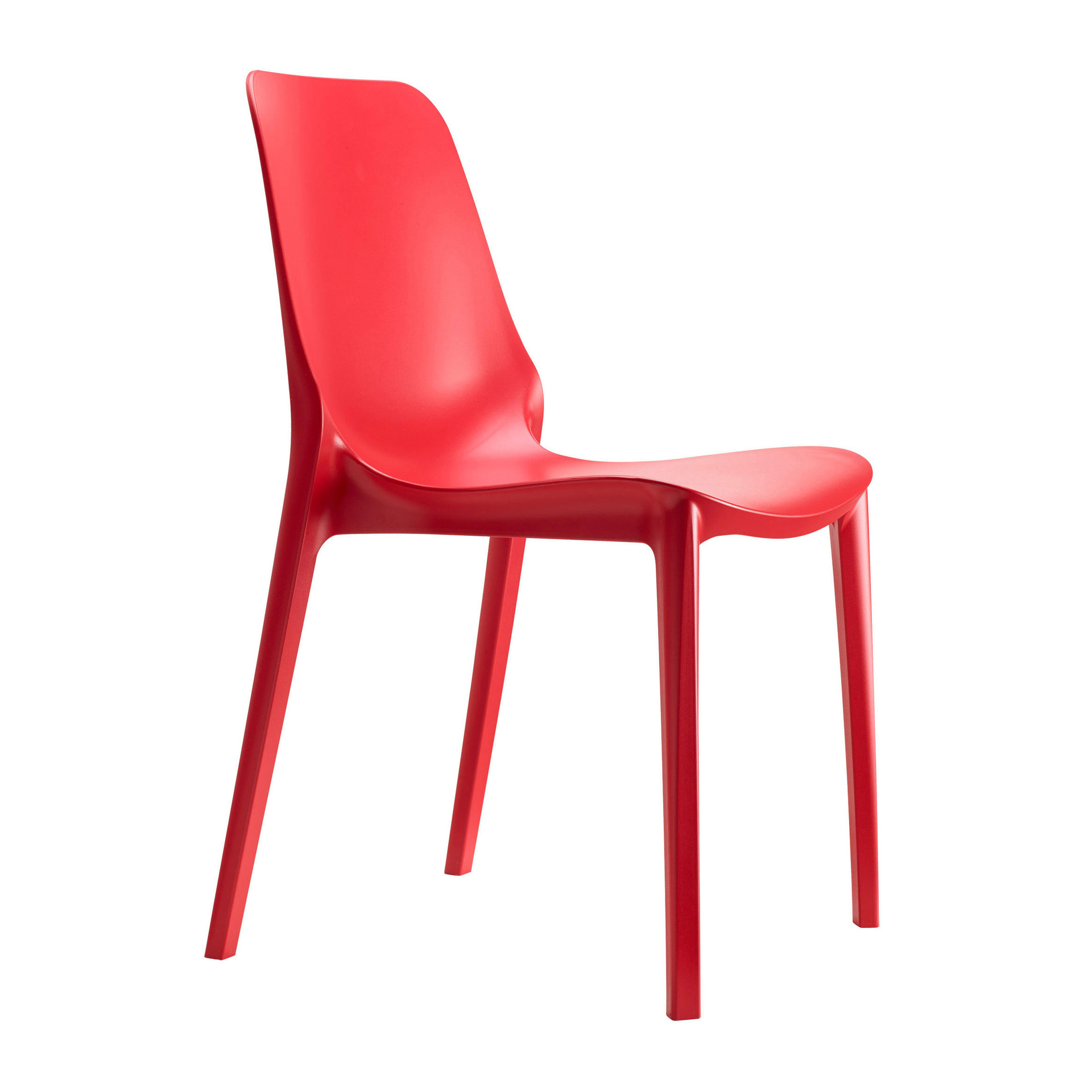 Silla de plástico apilable