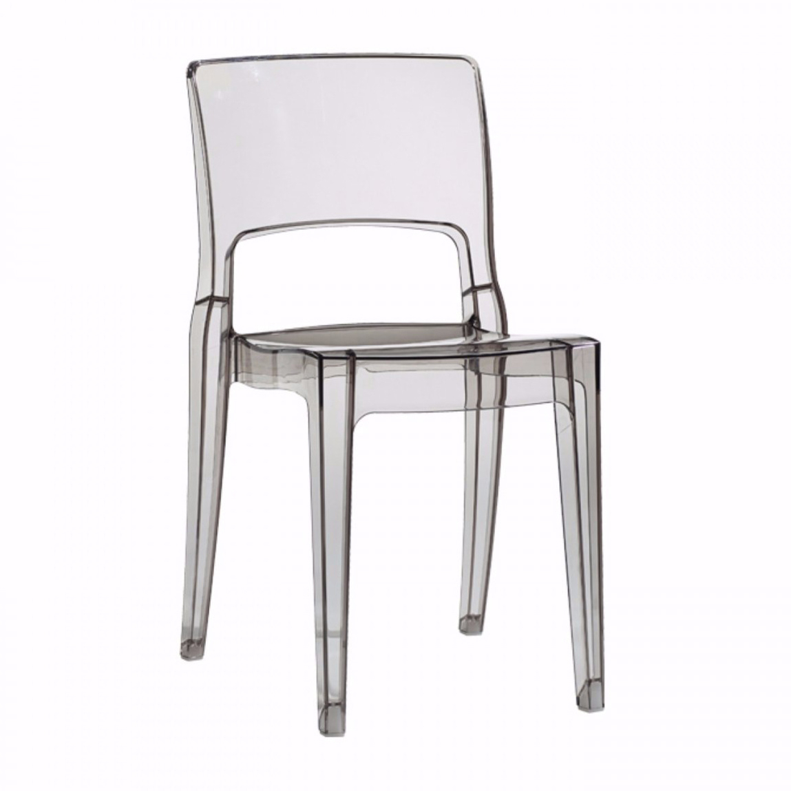 Transparent polycarbonate chair A-2352 Isy