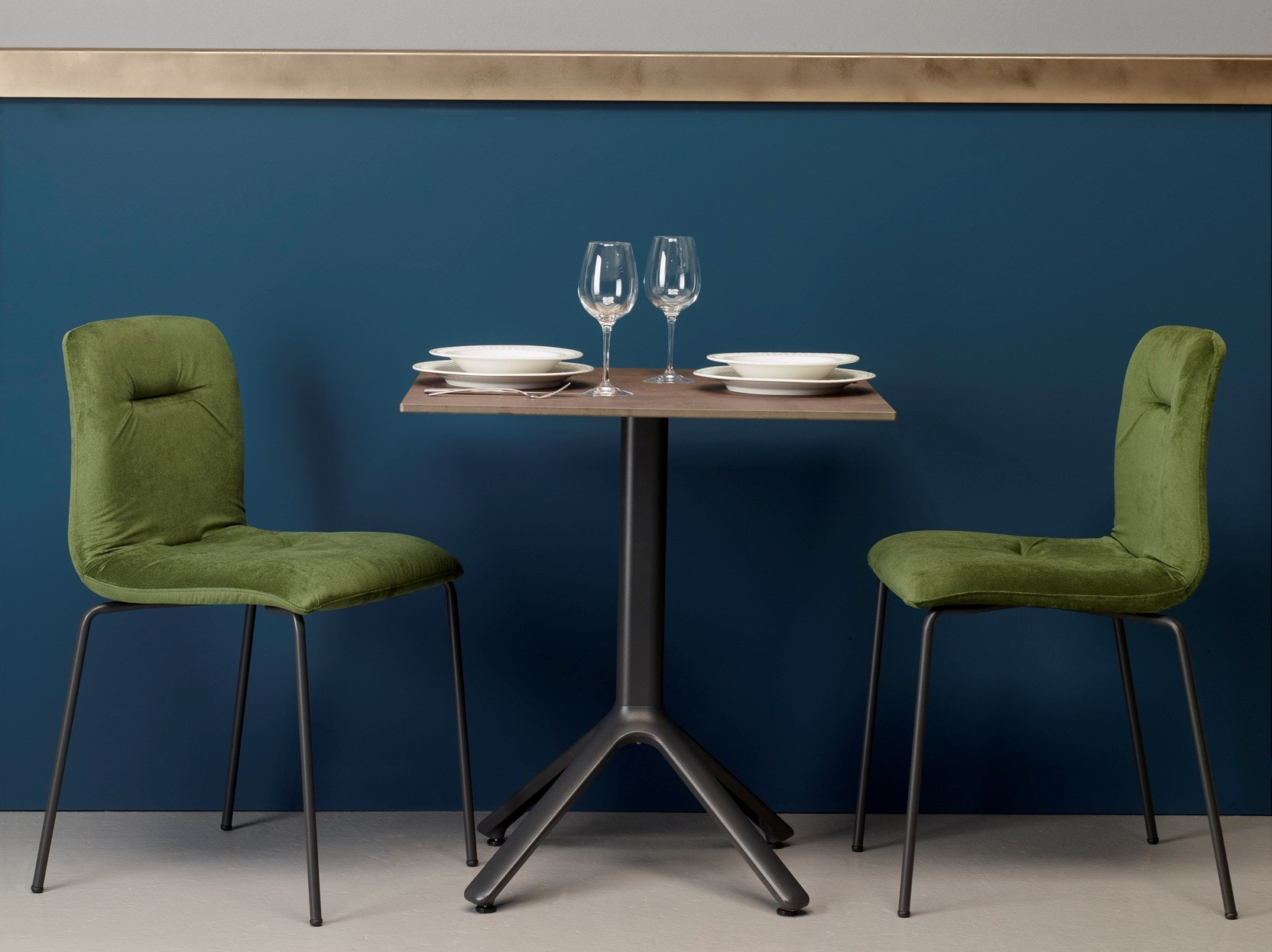 Loft upholstered metal chair A-2673 Alice Pop