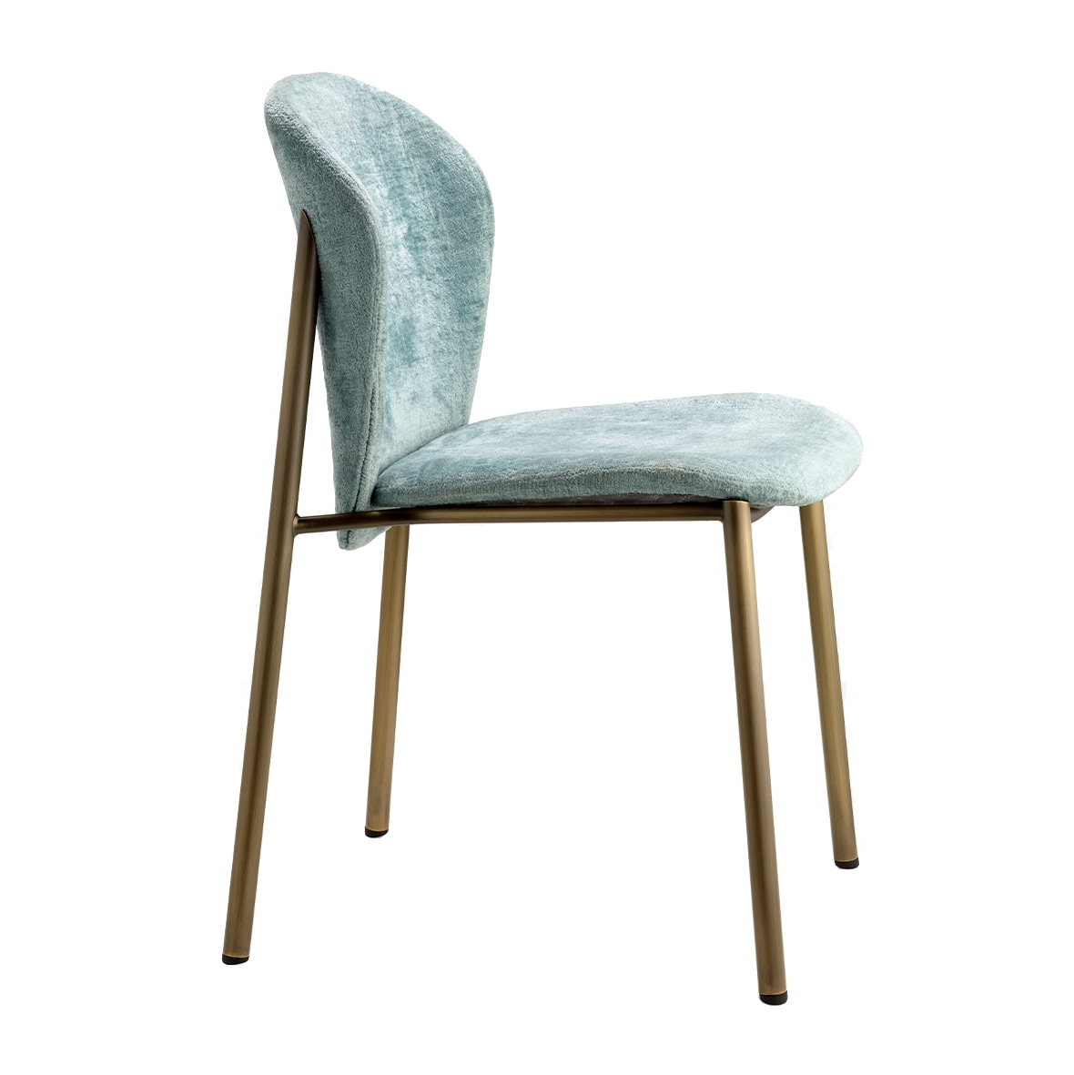 Upholstered chair with metal frame A-2893 Finn