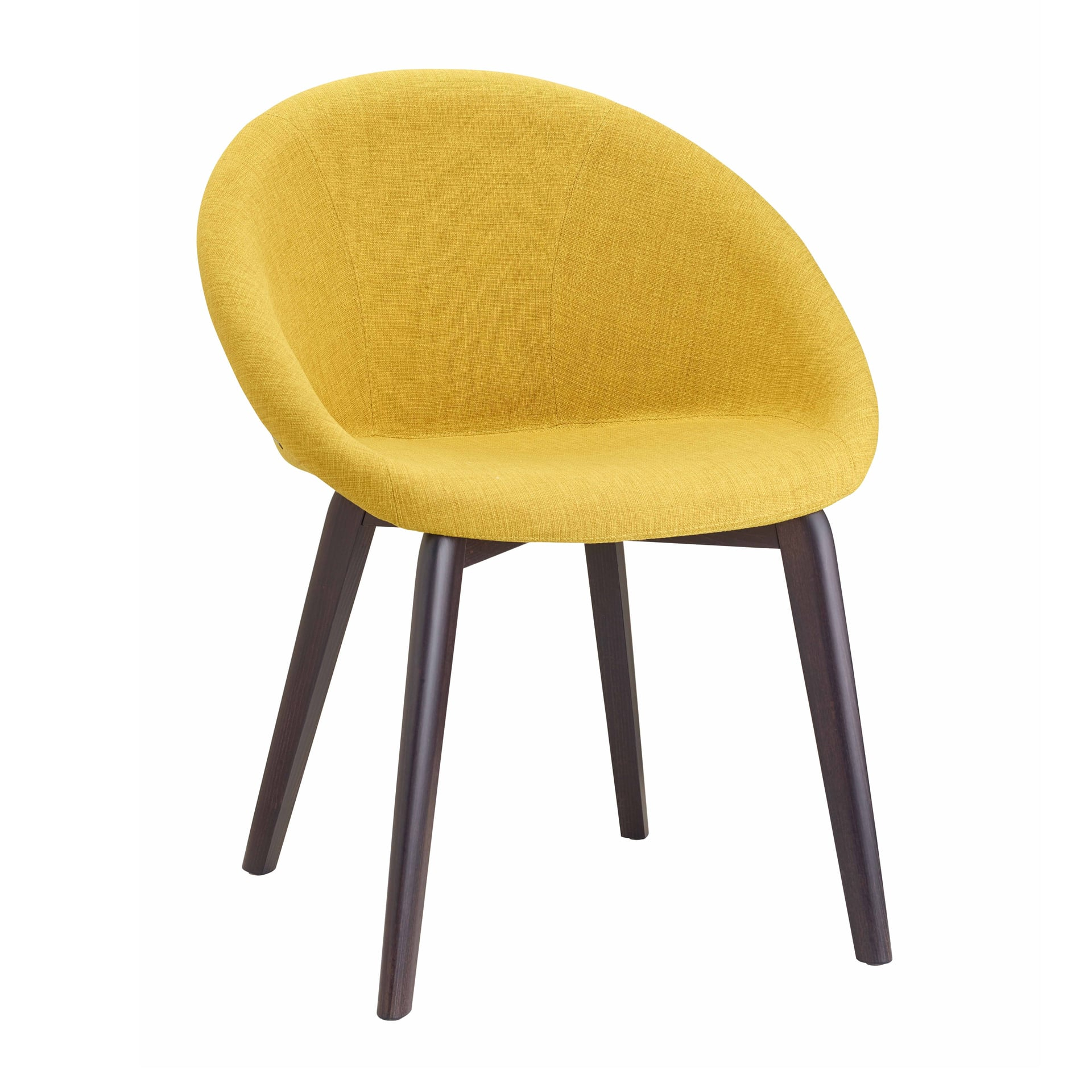 Restaurant upholstered wooden chair B-2828 Natural Giulia Pop