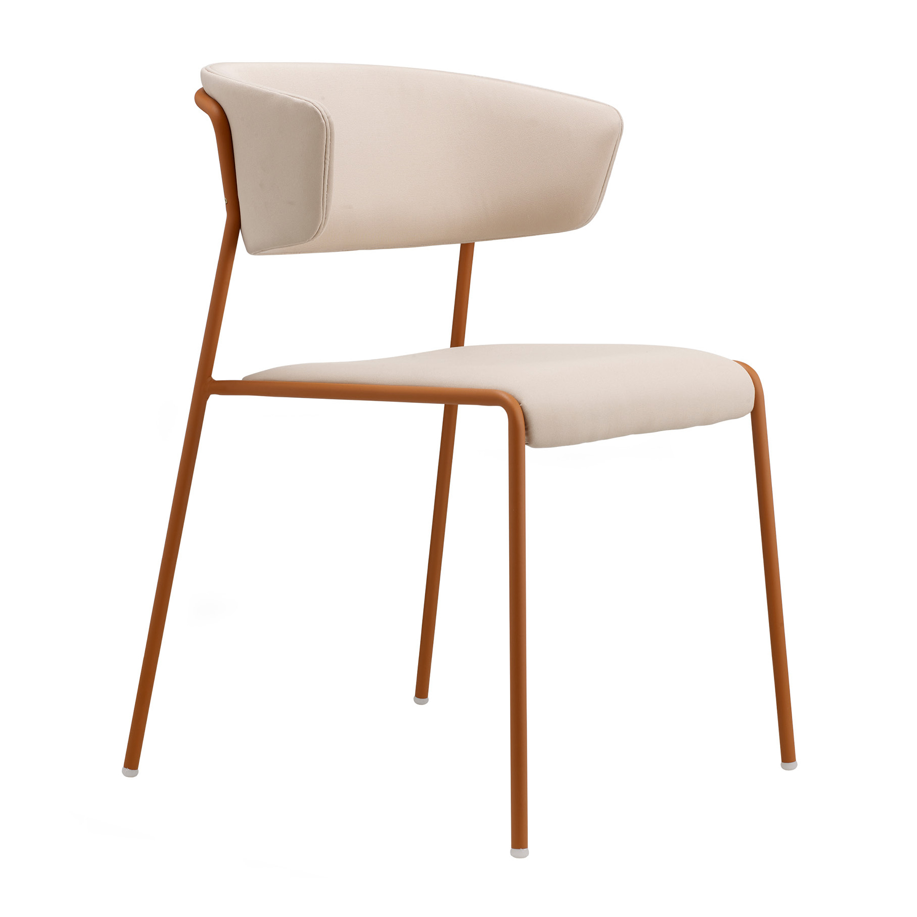 Silla de acero tapizada impermeable