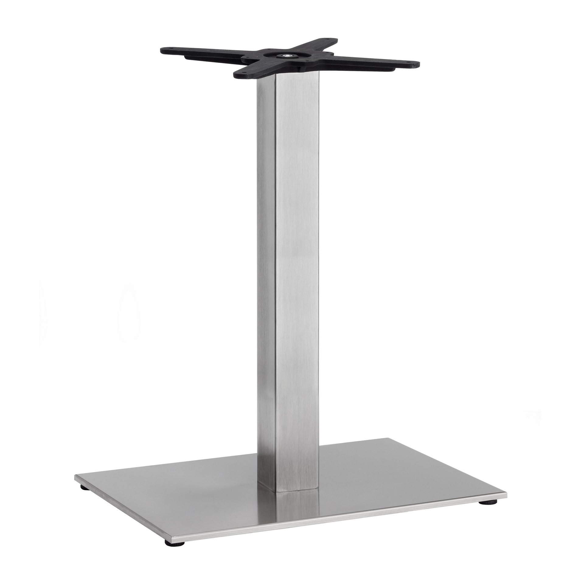 Metal square table base