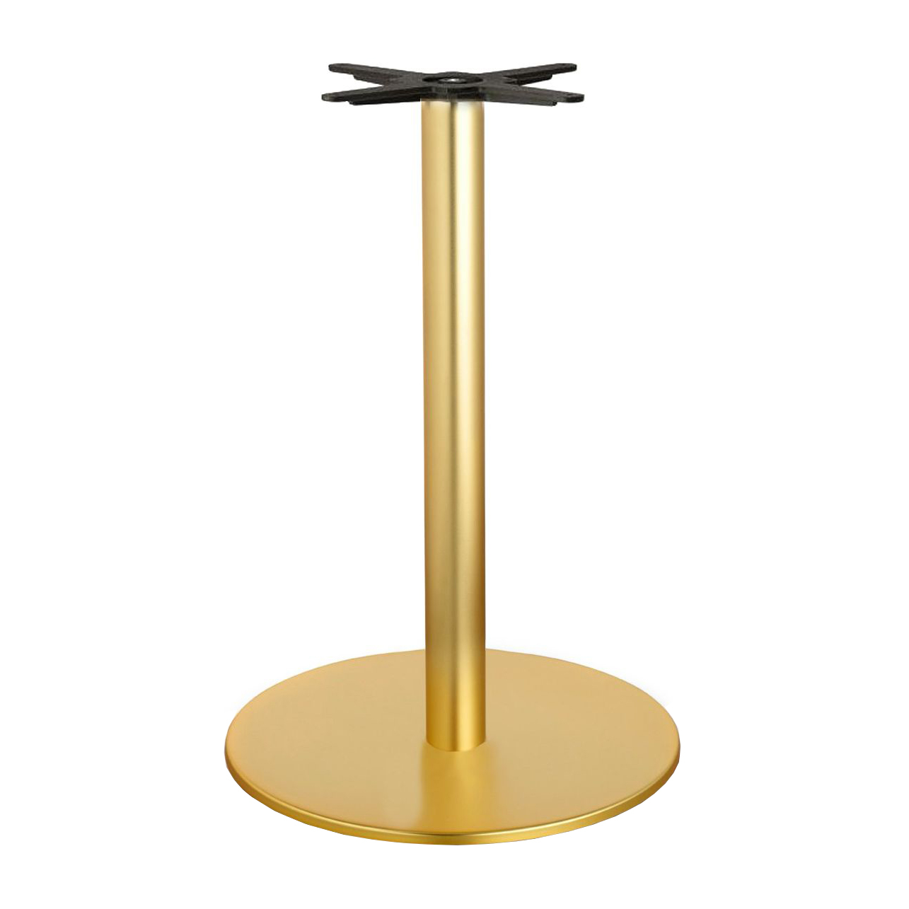Base de mesa de acero en latón