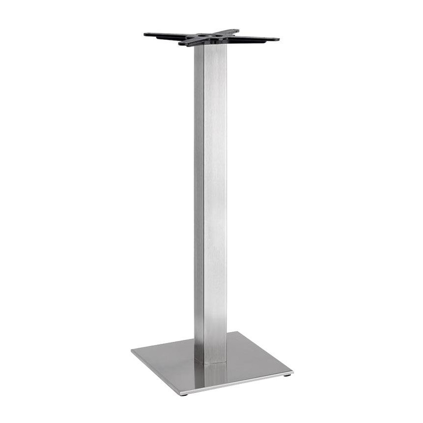 High steel square bar table base