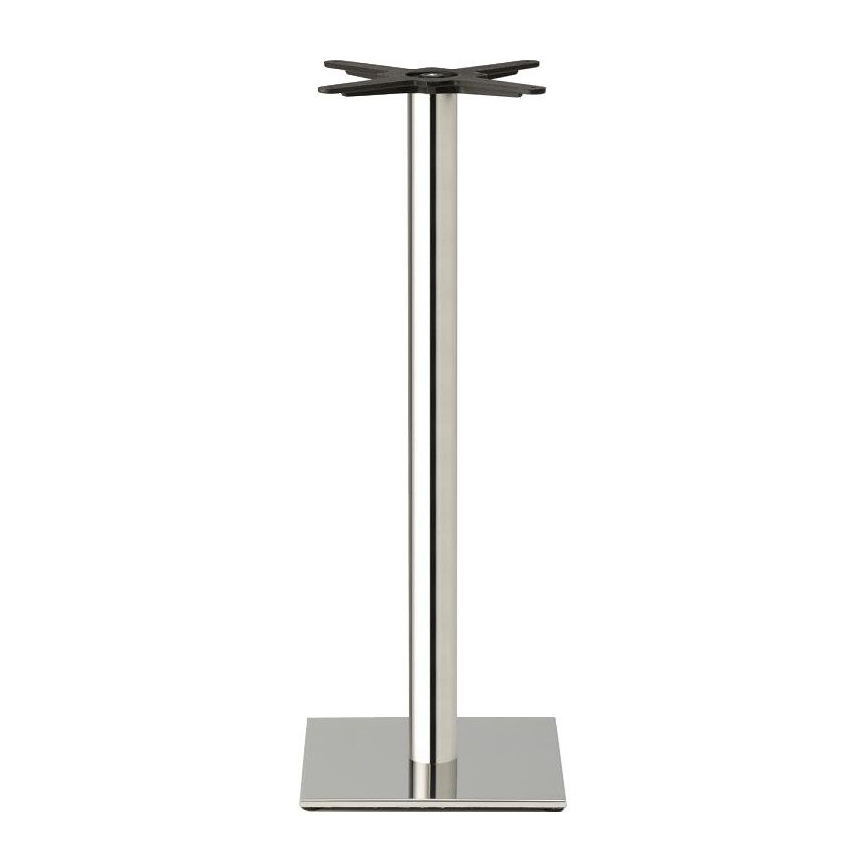 High steel round column table base