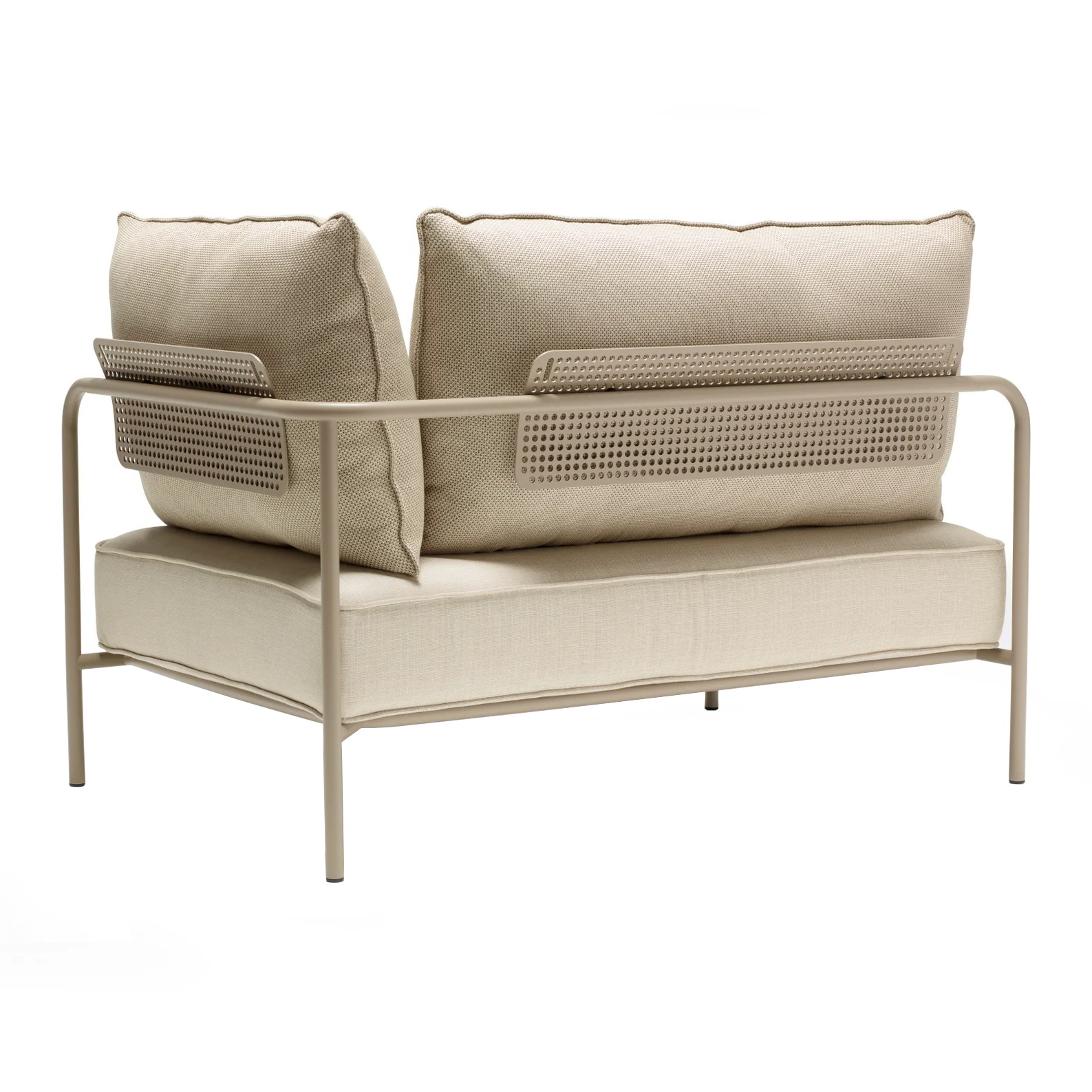 Modular sofa right terminal element for outdoor use FLAP