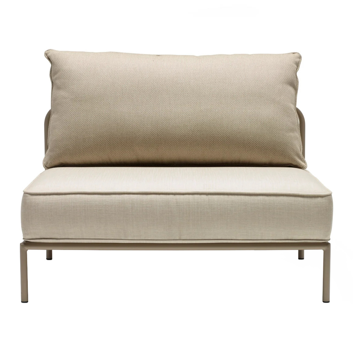 Modular sofa central element for outdoor use FLAP
