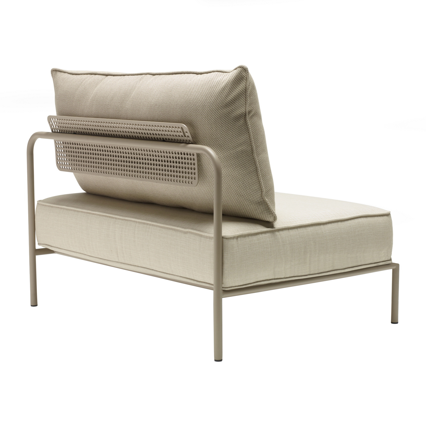 Modular sofa central element for outdoor use FLAP