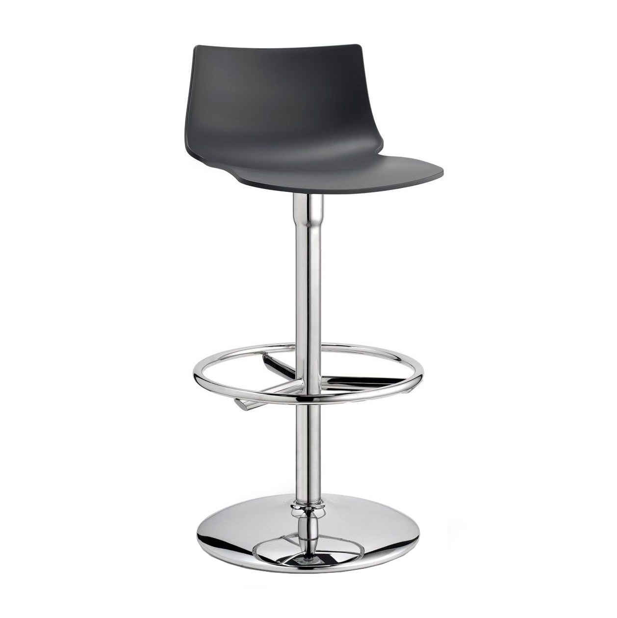 Fixed height swivel stool