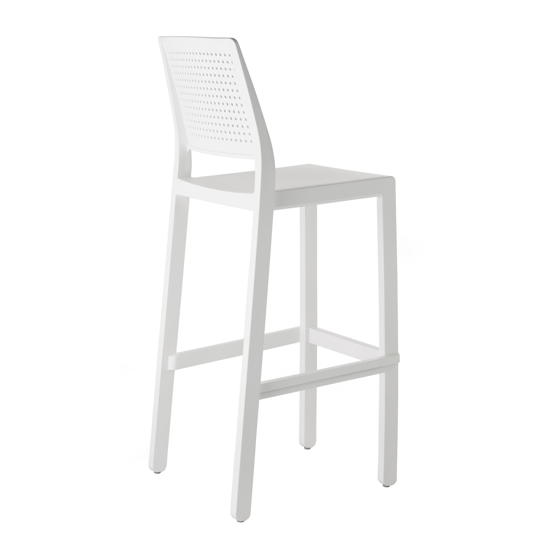 Stackable technopolymer bar stool H-2345 Emi