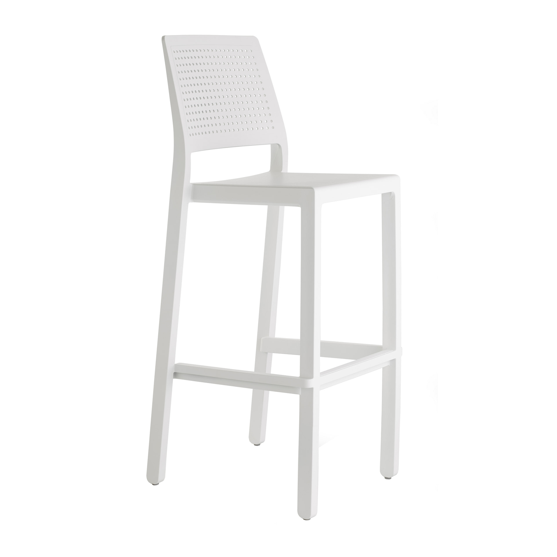 Stackable technopolymer bar stool H-2345 Emi