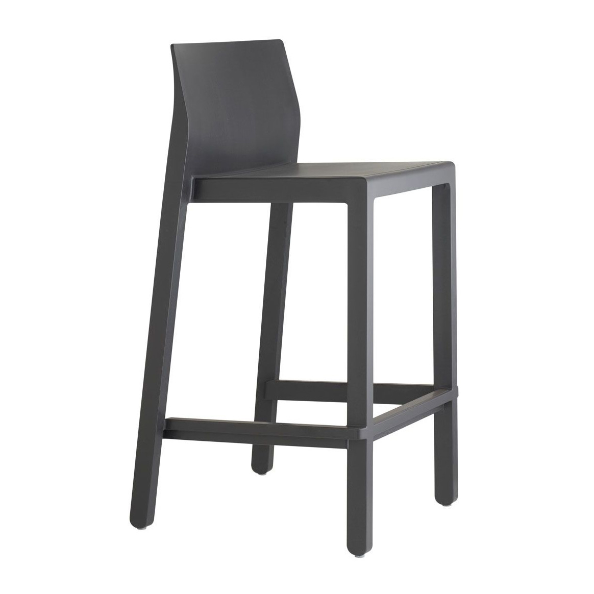 Taburete de bar de plástico apilable
