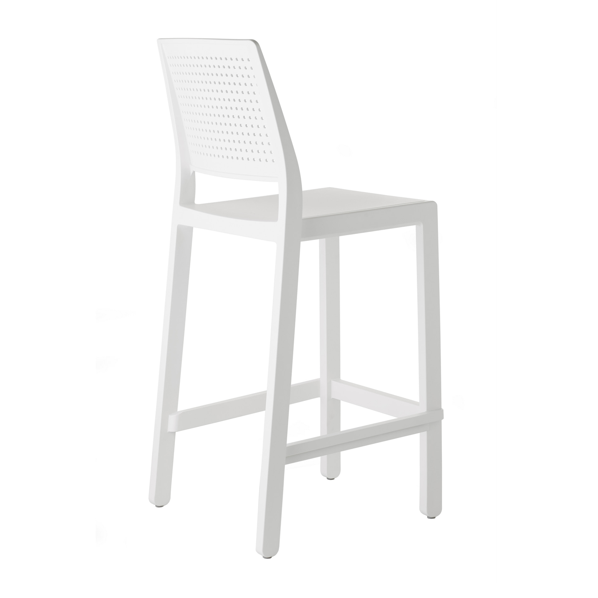 Taburete semi-bar de plástico apilable H-2347 Emi